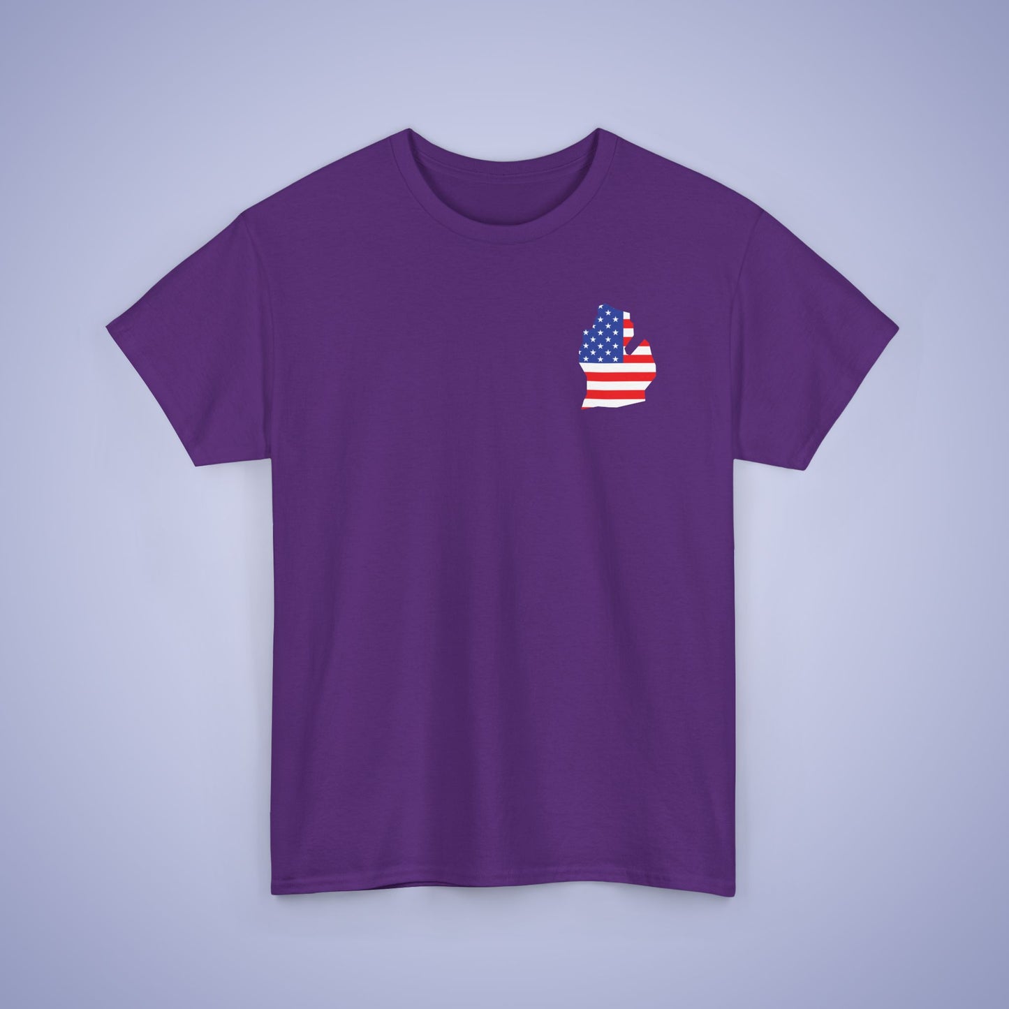 Michigan Map Pocket Art Proud American Unisex T Shirt