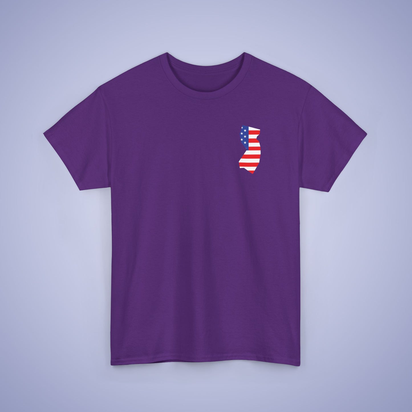 New Jersey Map Pocket Art Proud American Unisex T Shirt