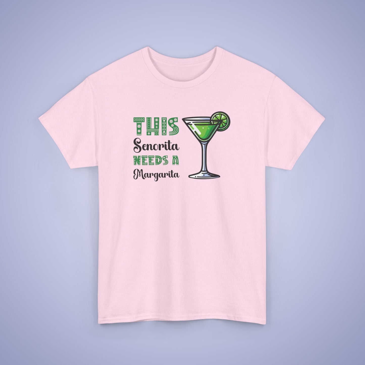 This Senorita Needs a Margarita Cinco De Mayo Drinking Fun Unisex Oversized T Shirt