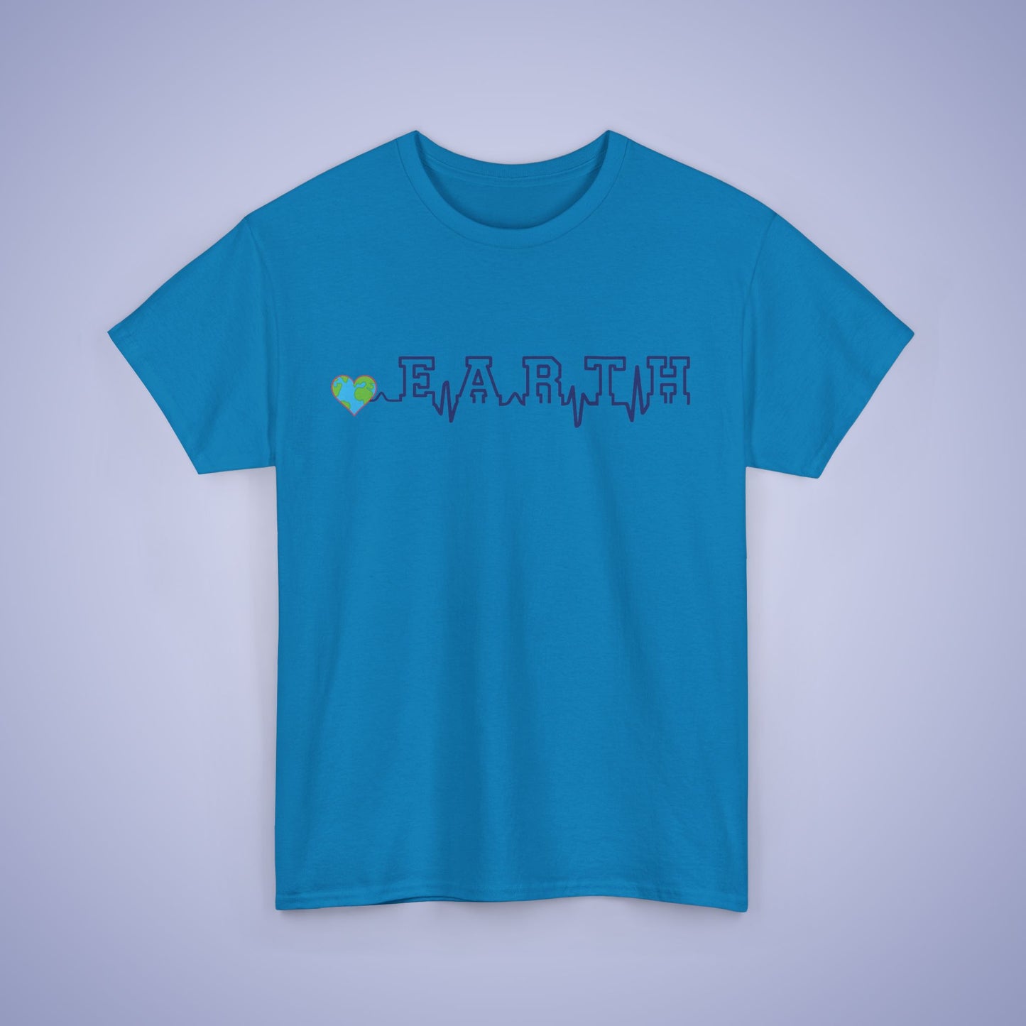 Heartbeat Earth Day Unisex Oversized T Shirt