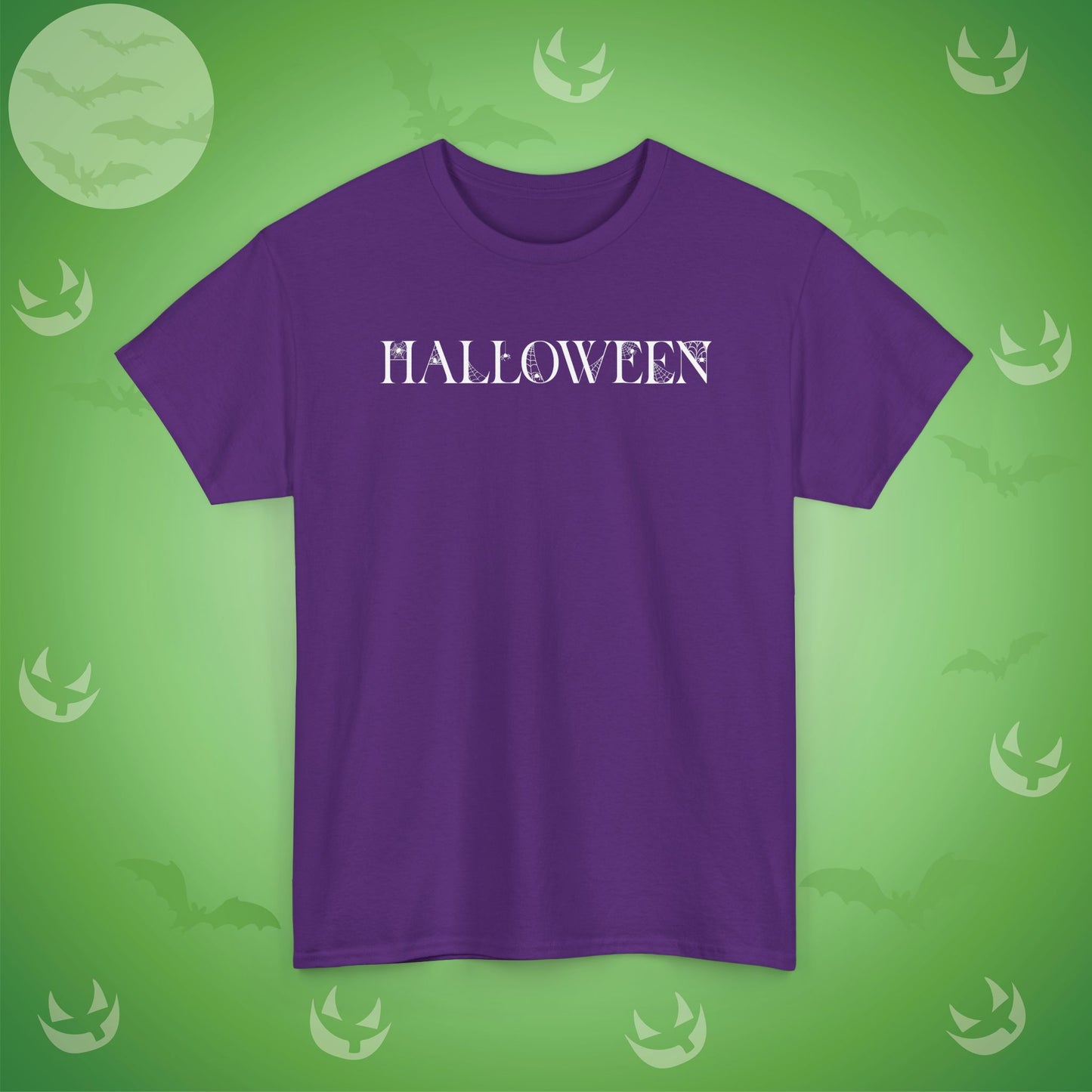 Halloween Spider Word Art White Unisex T Shirt