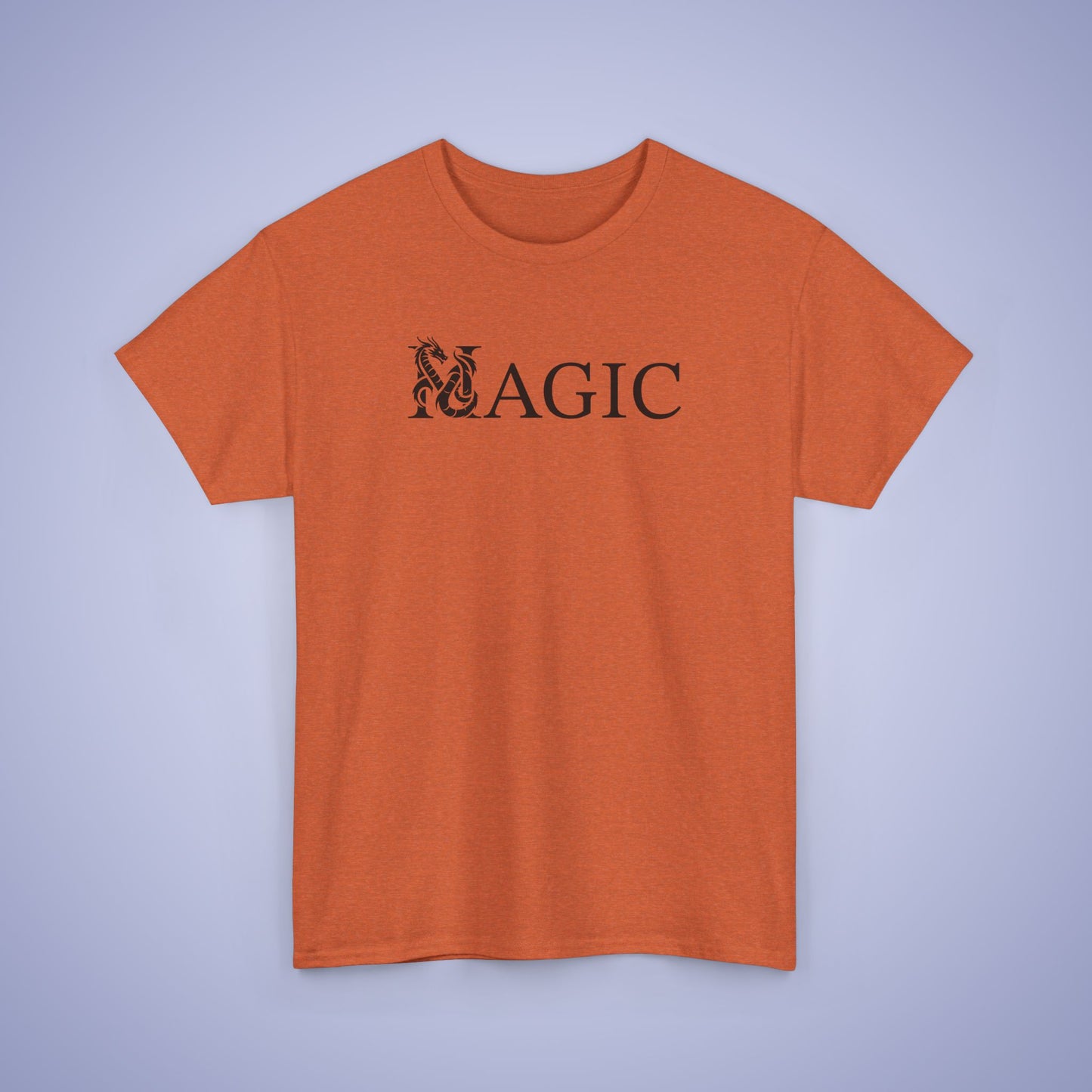 Magic Word Art Text Dragon Lover Unisex T Shirt
