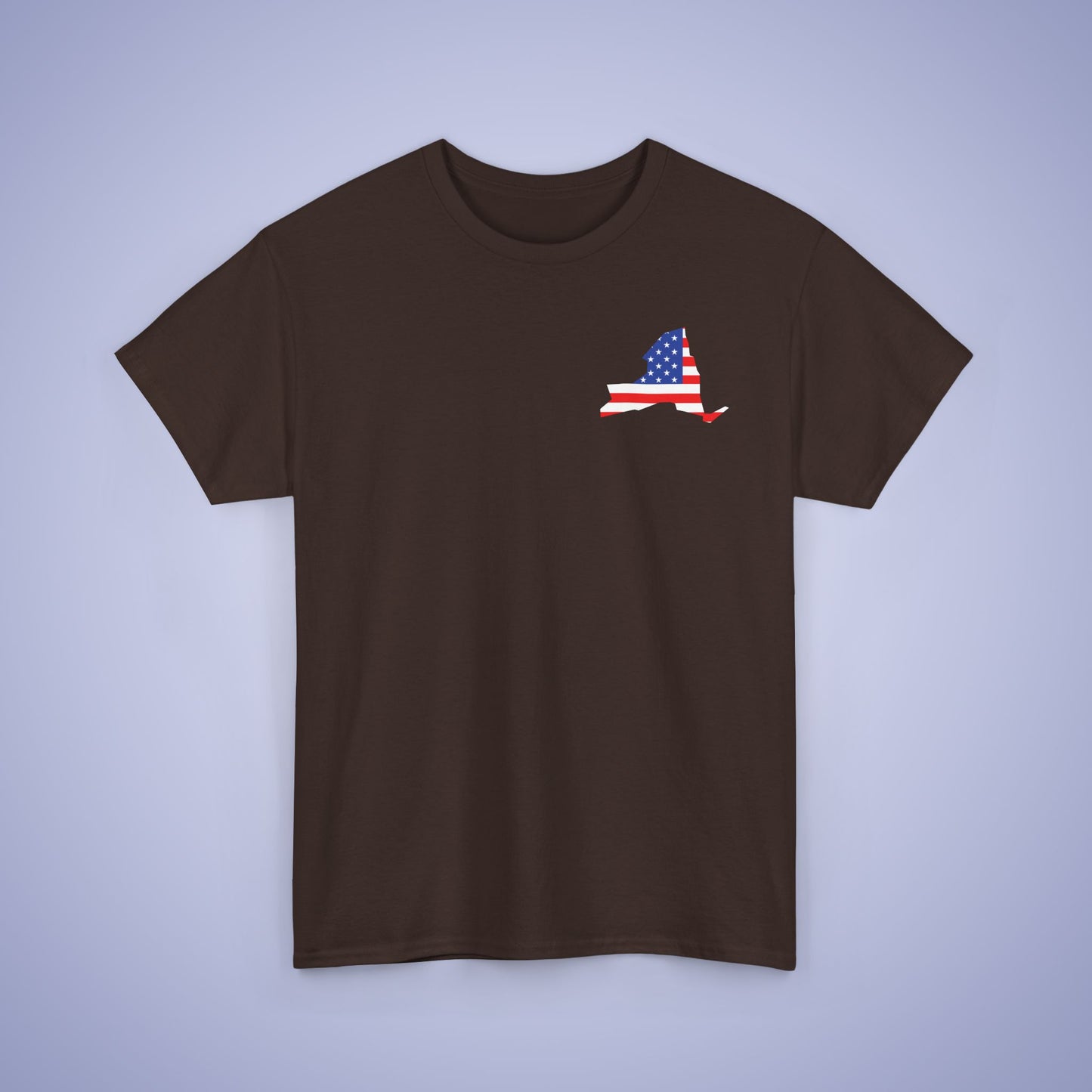 New York Map Pocket Art Proud American Unisex T Shirt