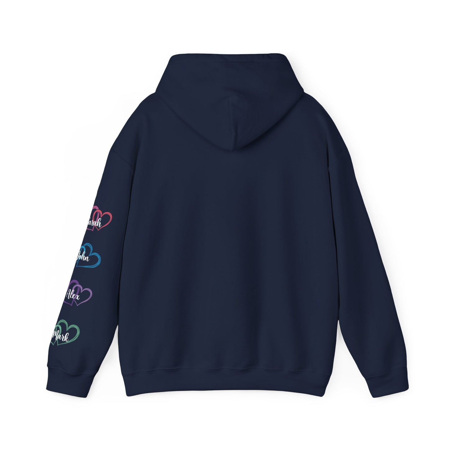 This Mother Wears her Heart on her Sleeve Unisex Hoodie Personalized