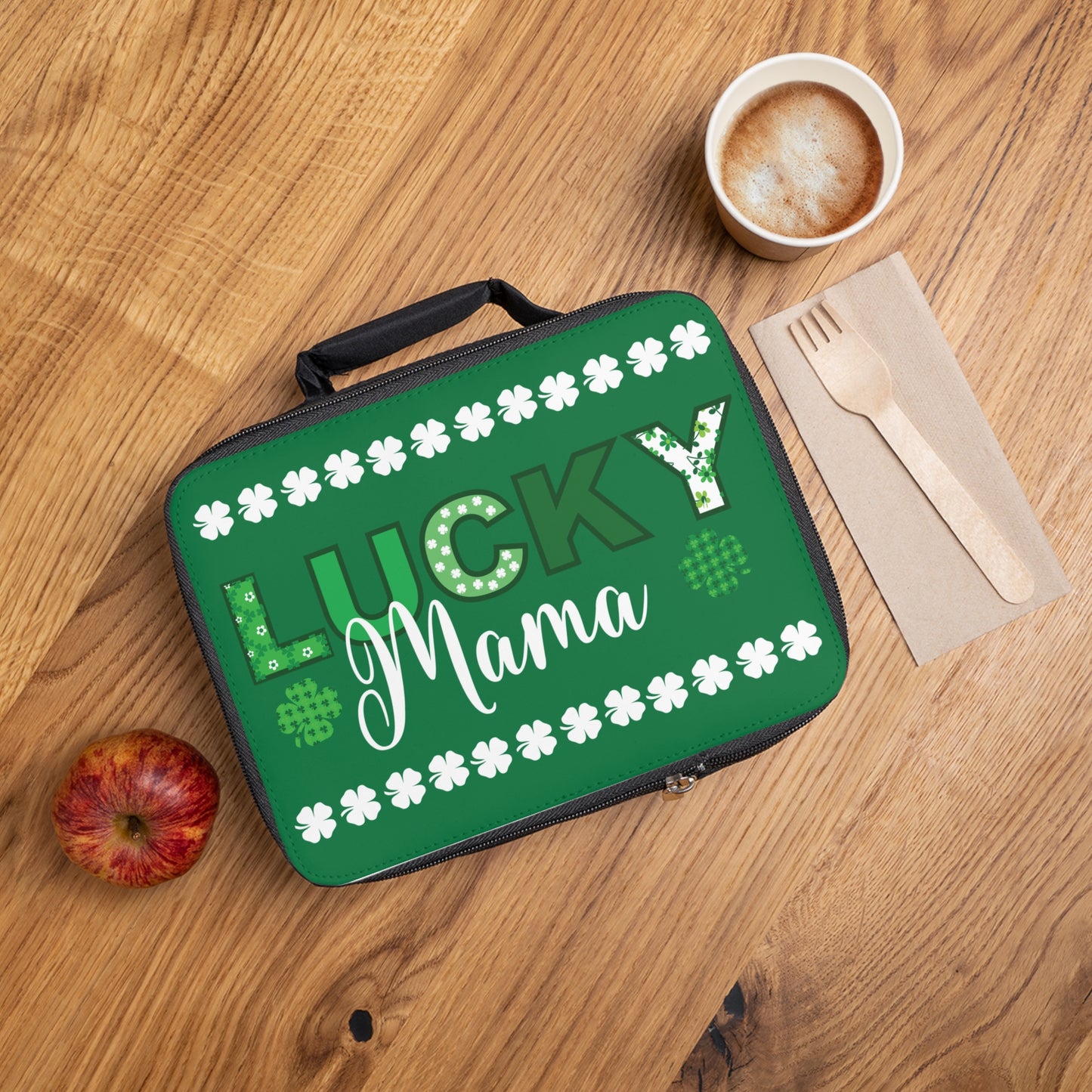 Lucky Mama St. Patrick's Day Lunch Bag - Fun & Festive Insulated Cooler