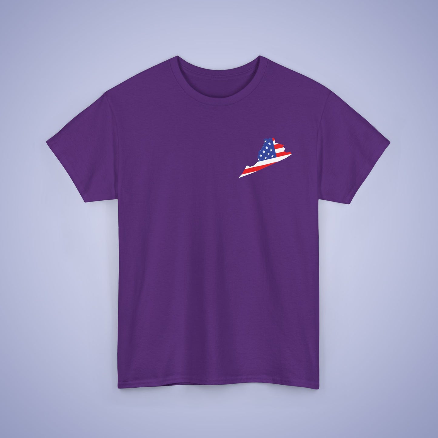 Virginia Map Pocket Art Proud American Unisex T Shirt