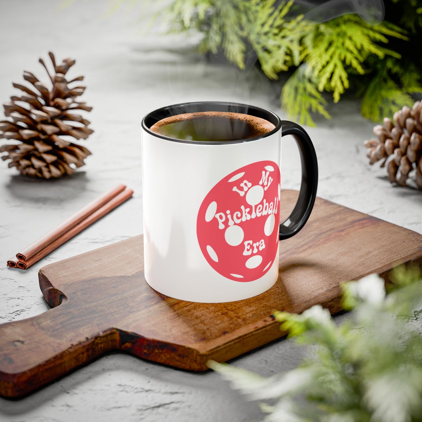In My Pickleball Era Pink Pickleball Fun Colorful Gift Coffee Mug
