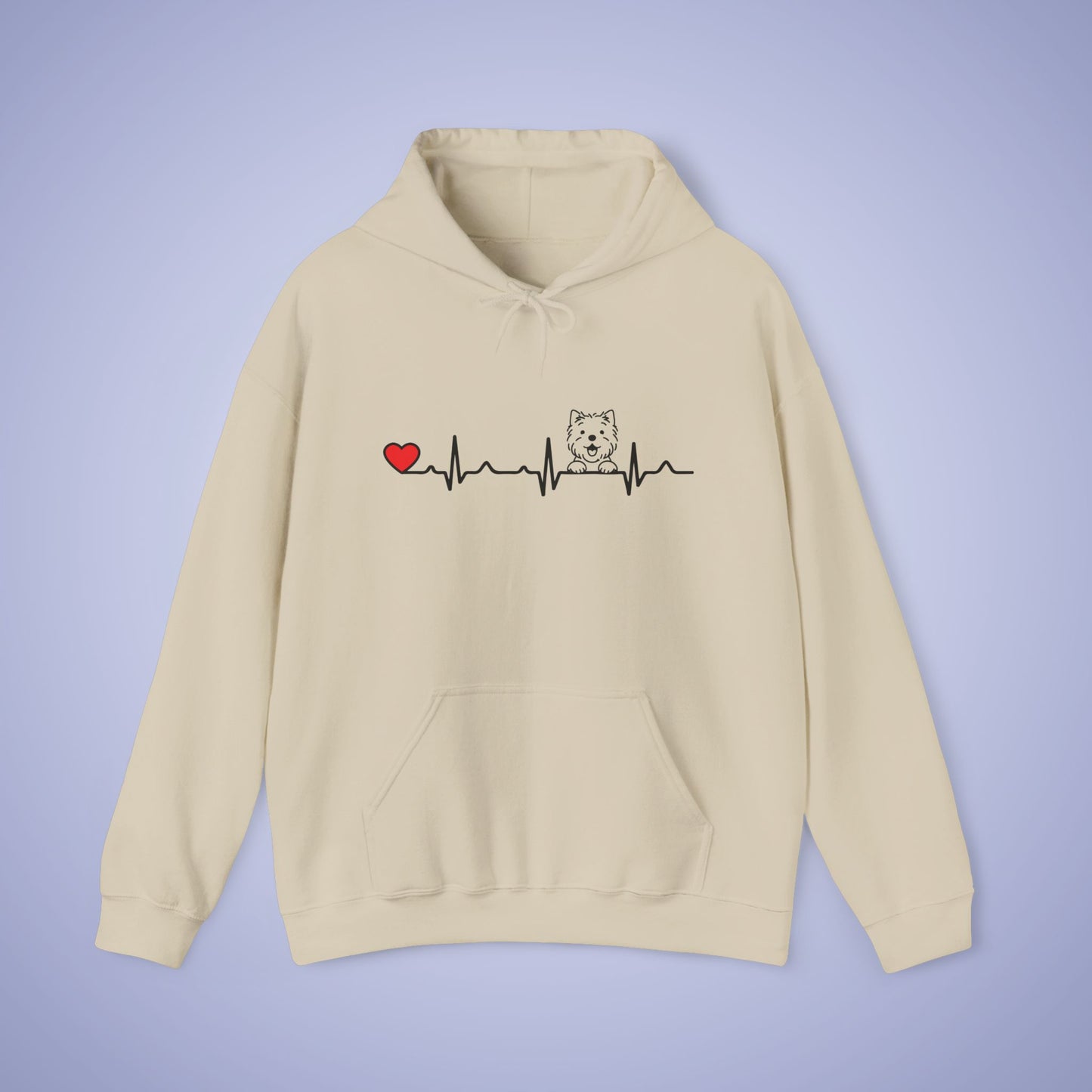 Dog Vet Hooded Sweatshirt Veterinarian Gift Double Sided Paw Prints