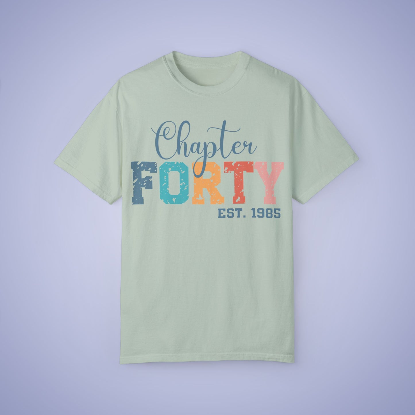 Chapter Forty Unisex Comfort T Shirt 40th Birthday
