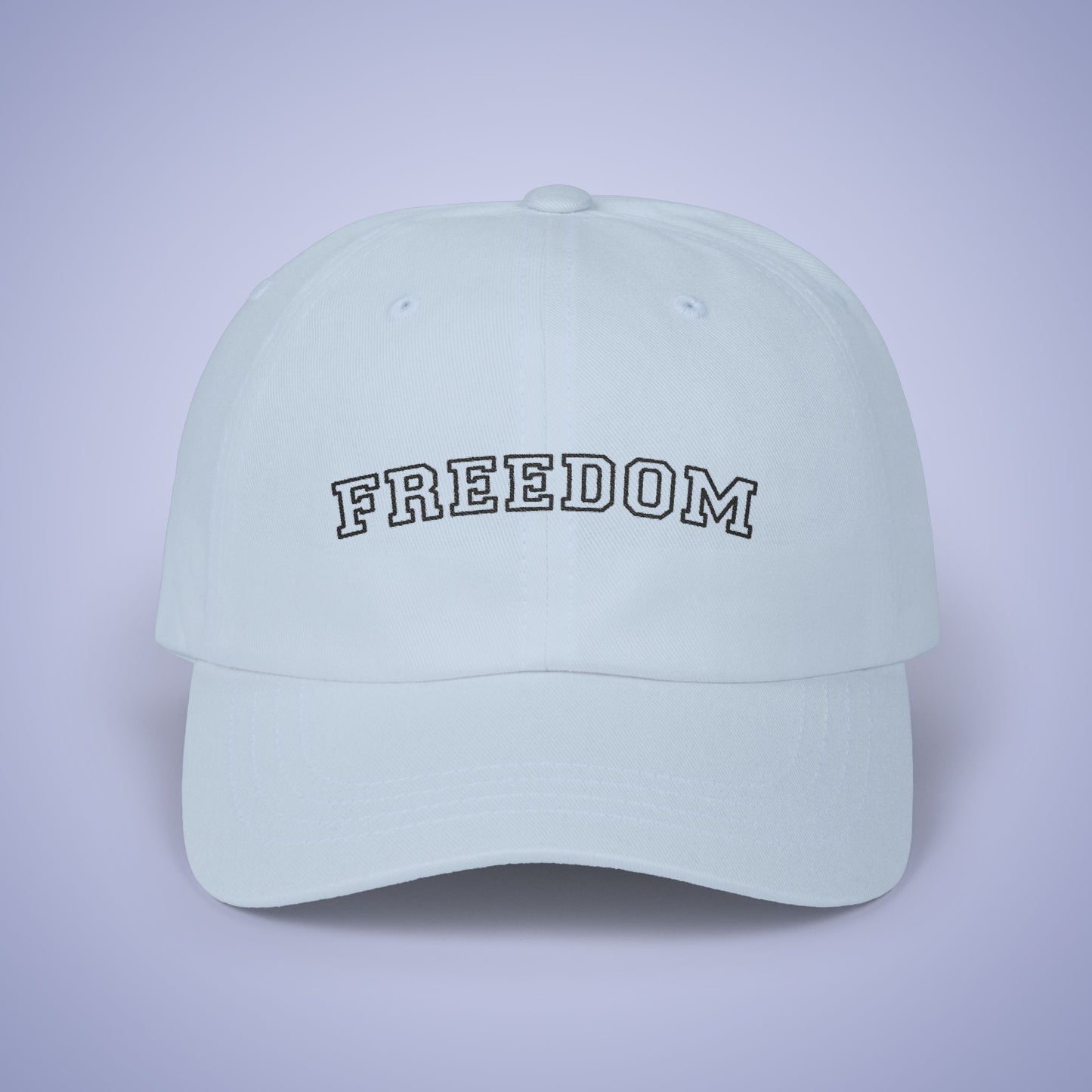 Freedom Juneteenth Embroidered Classic Dad Cap Unisex Black Embroidery
