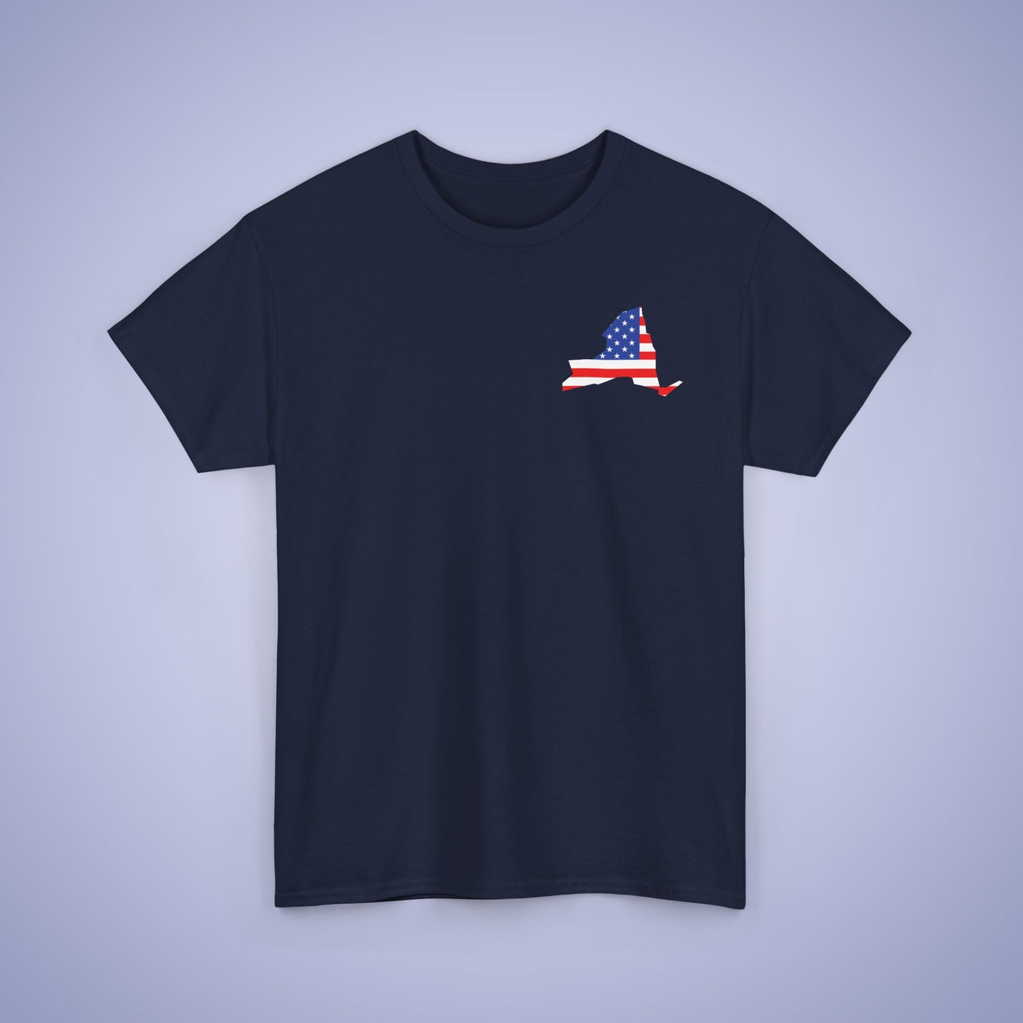 New York Map Pocket Art Proud American Unisex T Shirt