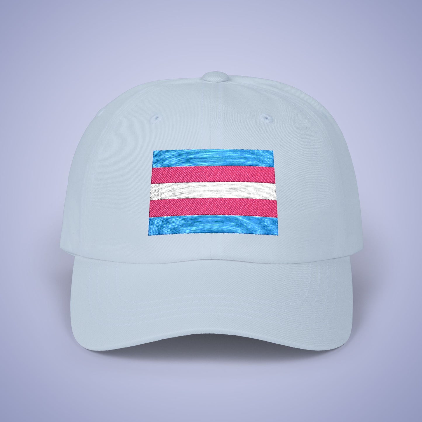 Transexual Flag Pride Month Embroidered Classic Dad Cap Unisex Coloured Embroidery