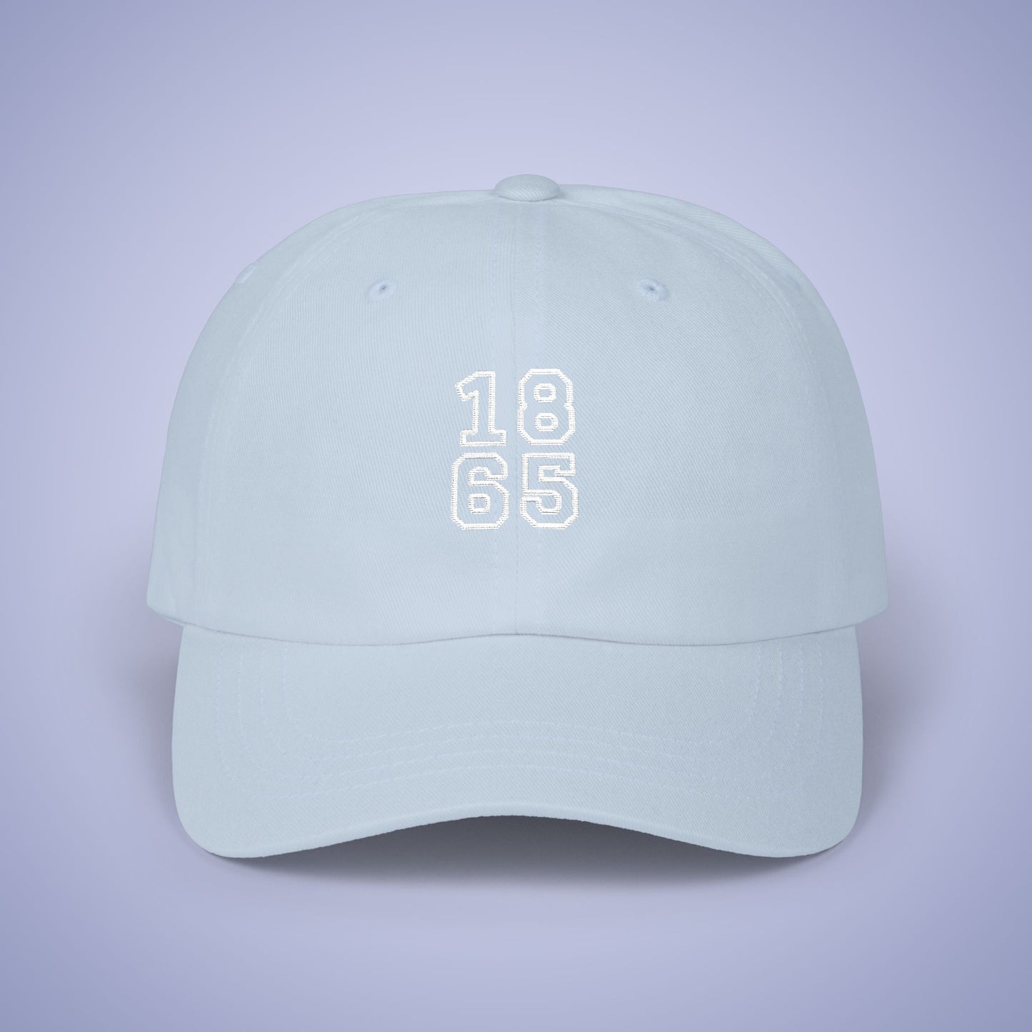Juneteenth 1865 Embroidered Classic Dad Cap Unisex White Embroidery