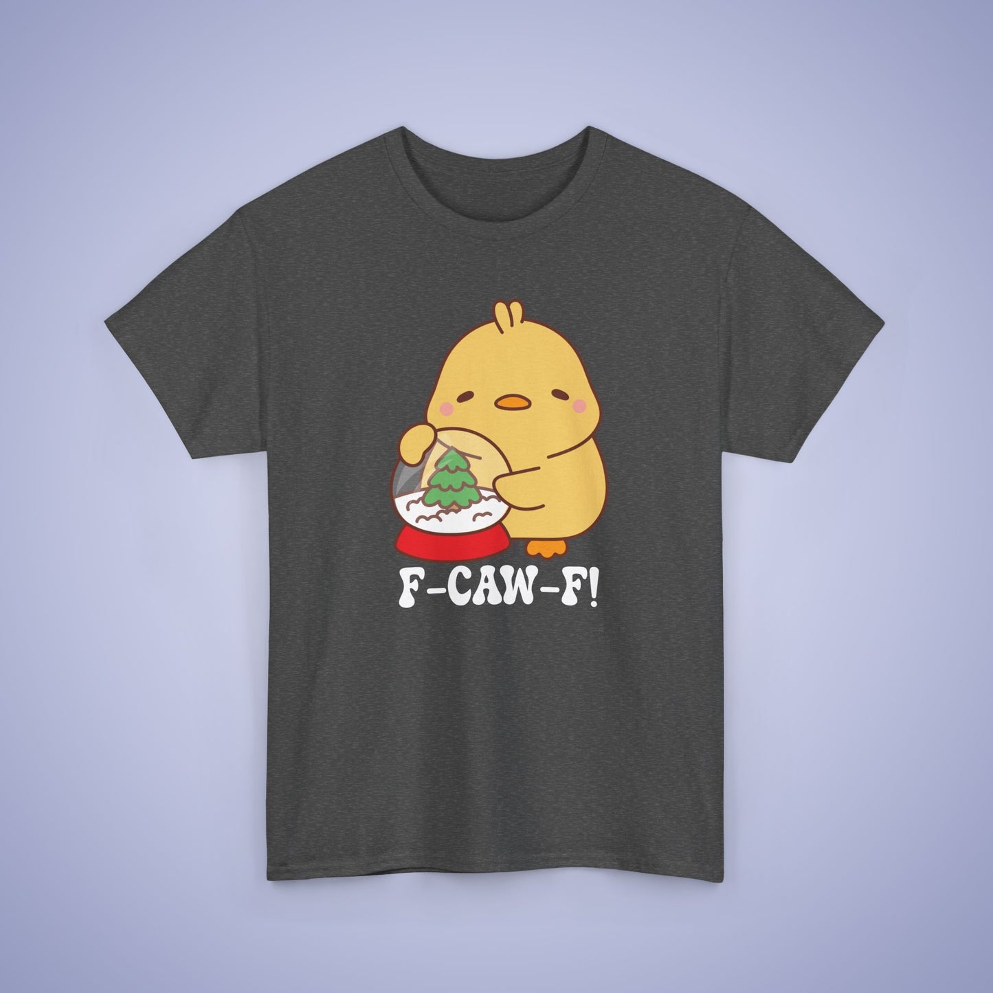 Christmas Snowglobe F CAW F White Cute Funny Chick Unisex Chicken T Shirt