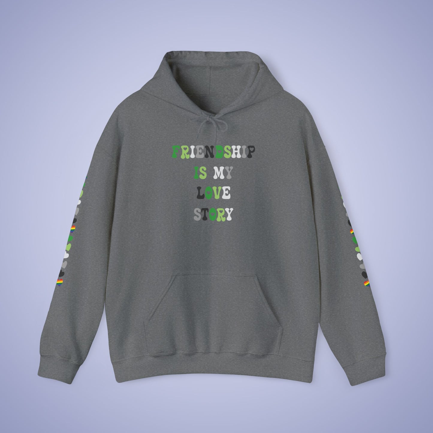 Aromantic Pride Month Unisex Hoodie