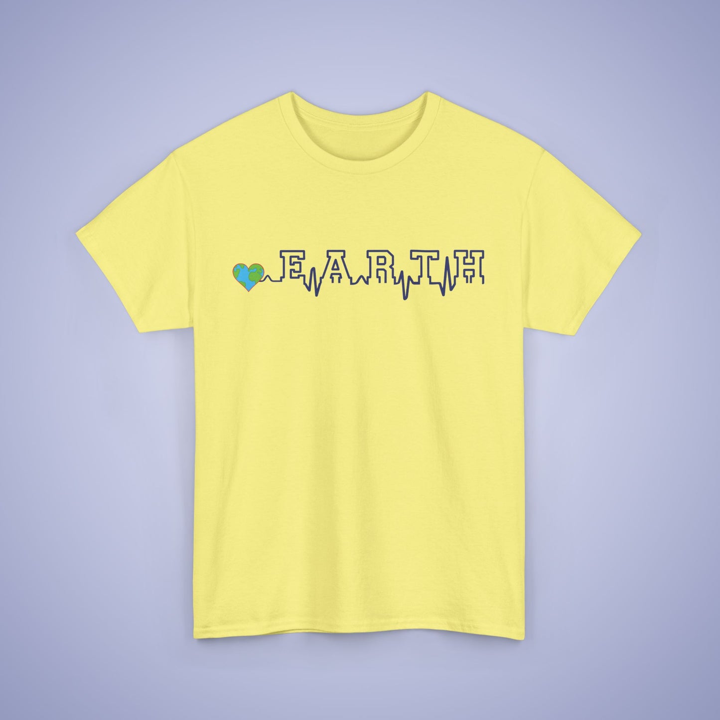 Heartbeat Earth Day Unisex Oversized T Shirt