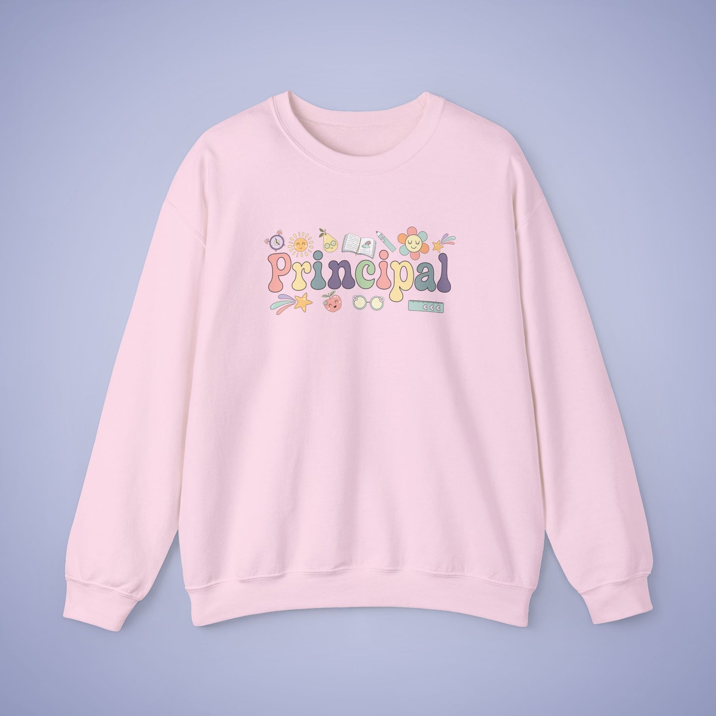 Principal Teacher Crewneck Sweatshirt Retro Unisex Back to School