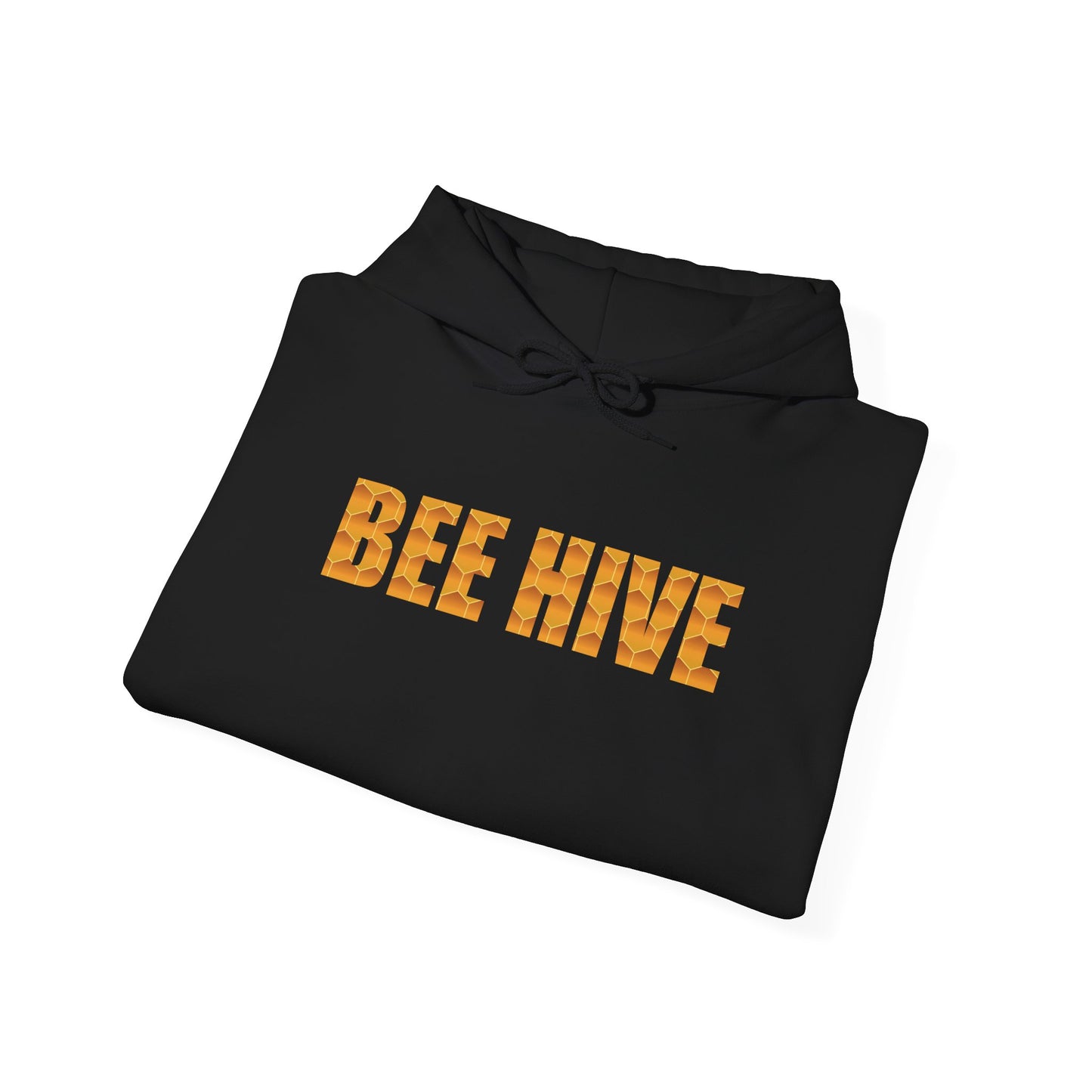 Bee Hive Sweet As Honey Honeycomb Word Art Design Hoodie Sweatshirt