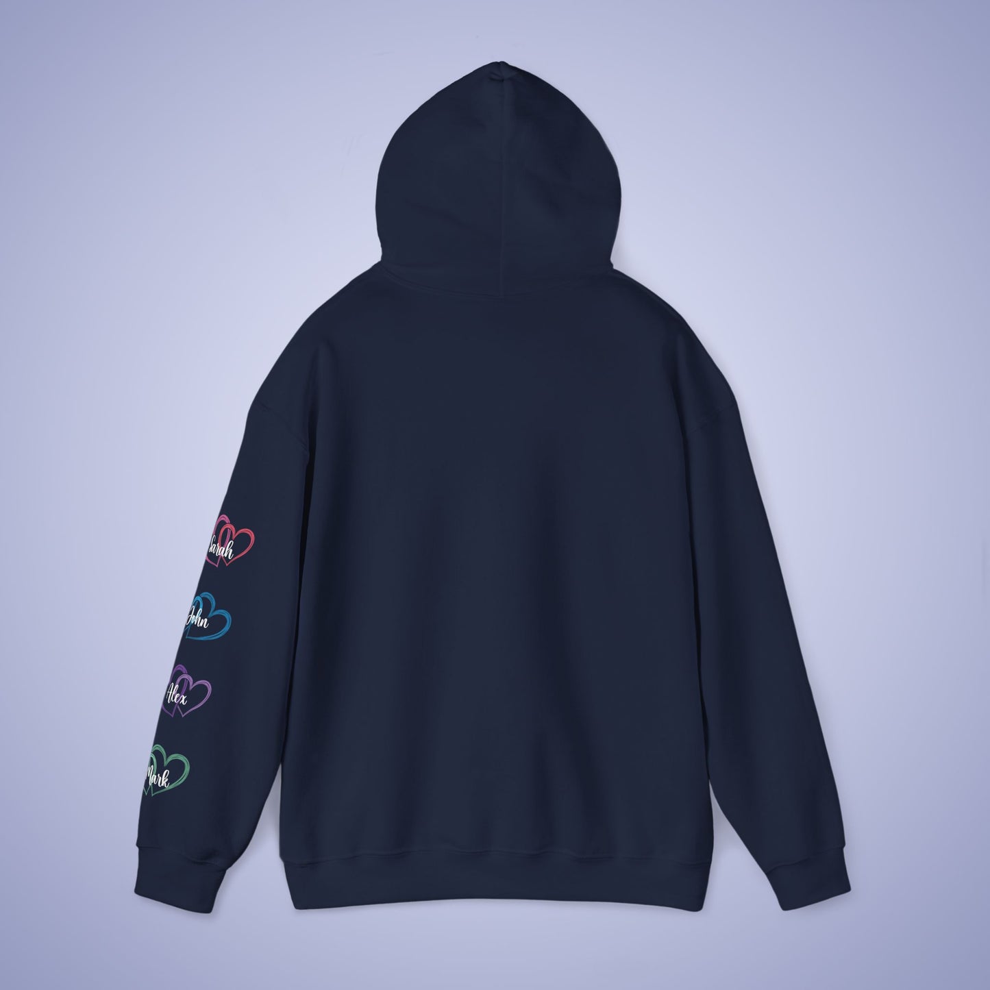 This Mother Wears her Heart on her Sleeve Unisex Hoodie Personalized