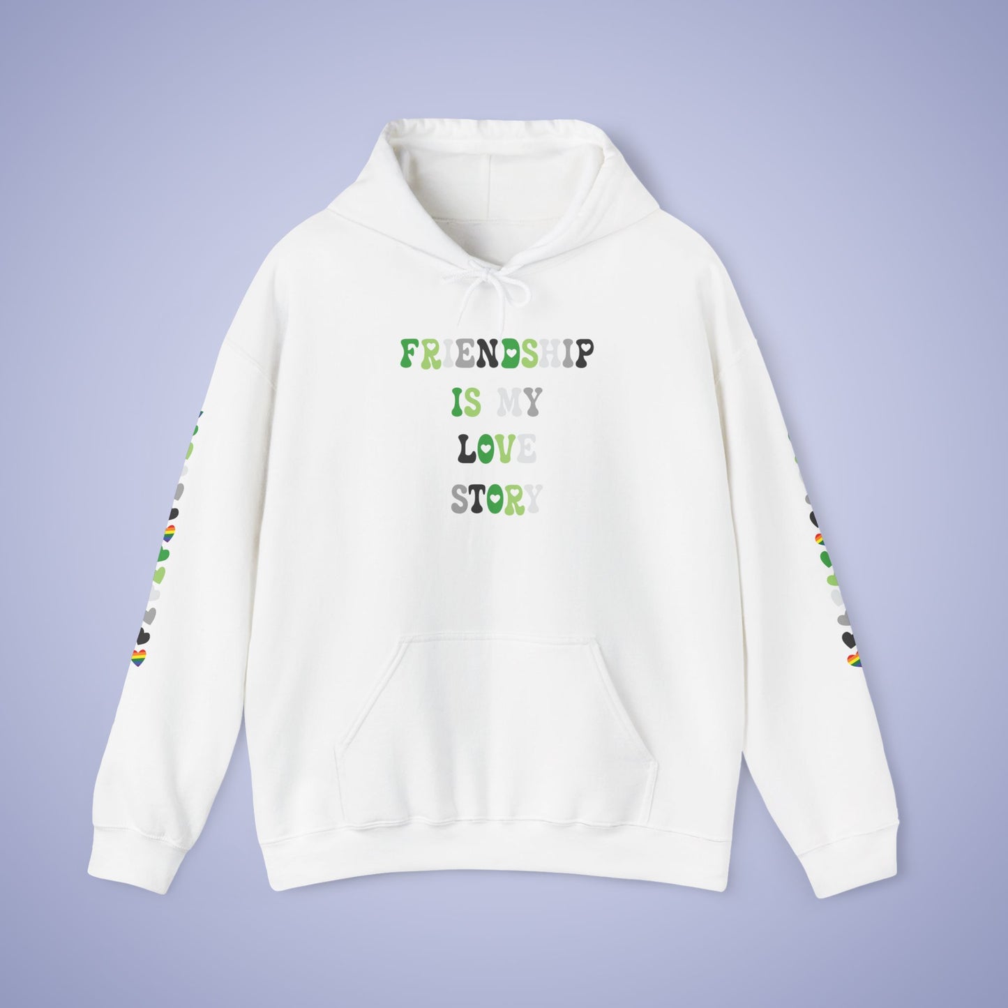 Aromantic Pride Month Unisex Hoodie