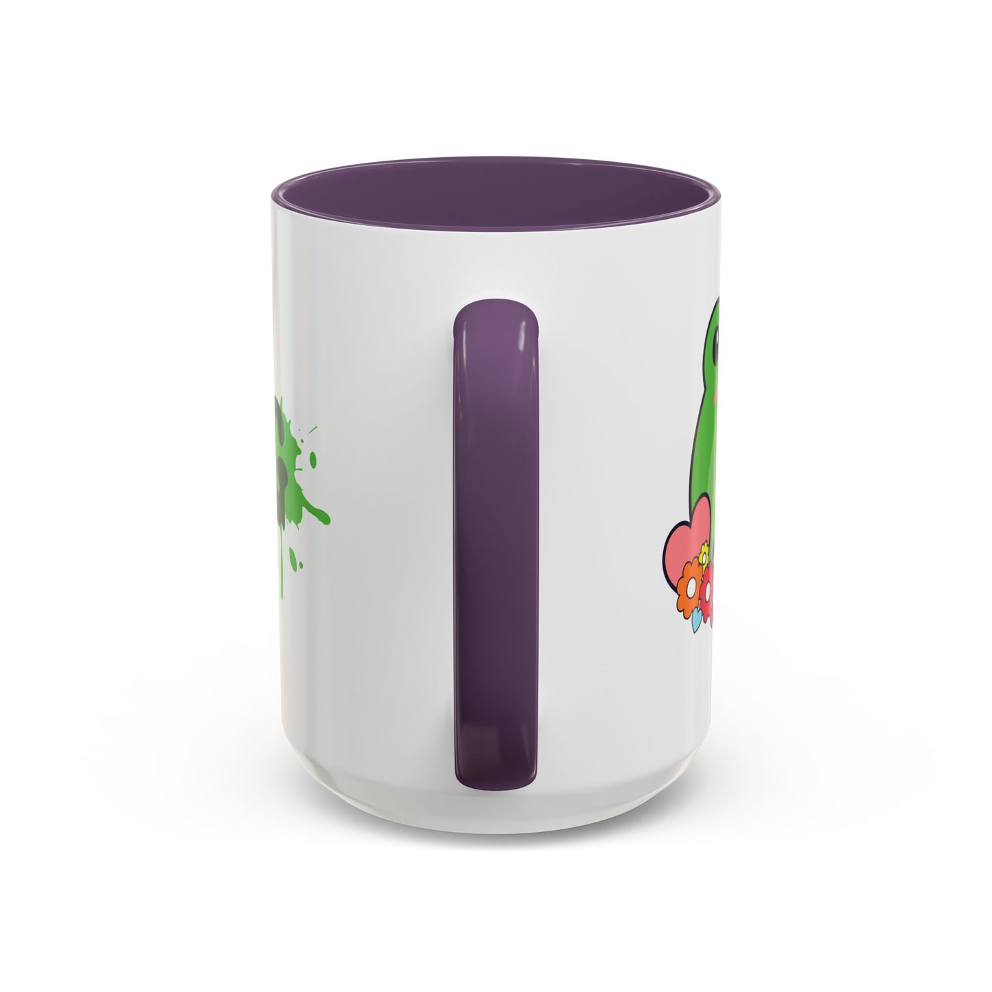 Flower Frog Lover Gift Coffee Mug Ceramic