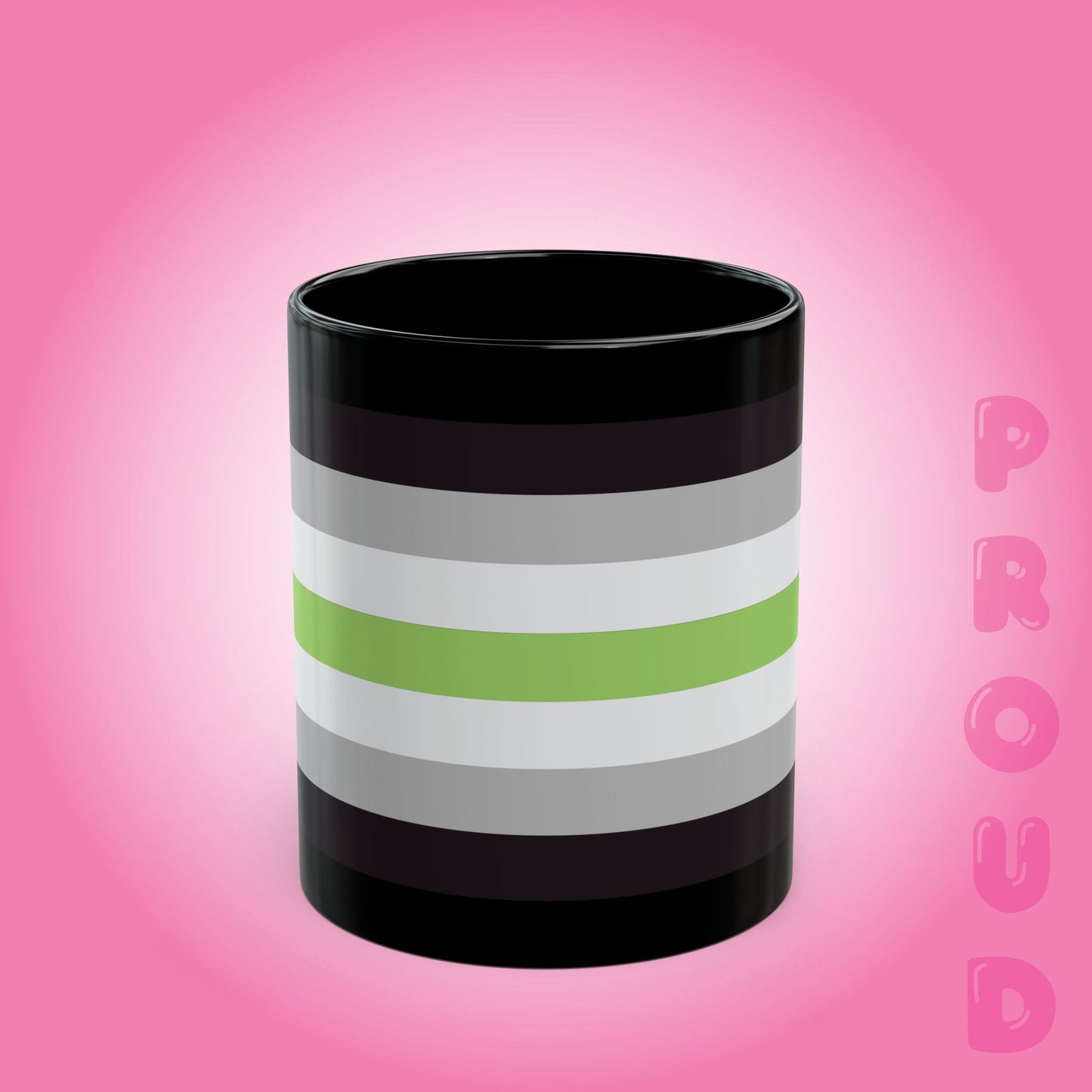 A Gender Pride Month LGBTQ Black 11oz or 15oz Coffee Mug