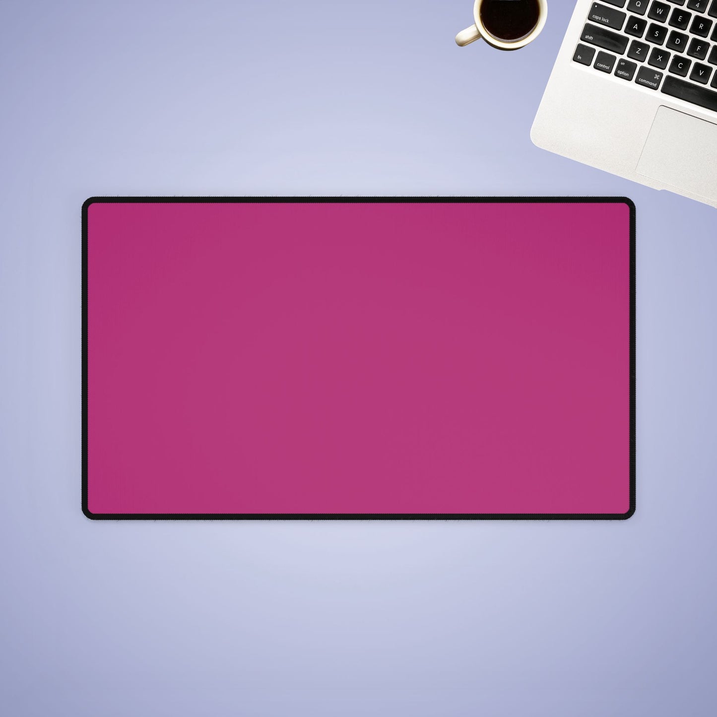 Hot Pink Desk Mat Minimalist Office Teacher Decor Gift Nedium & Large