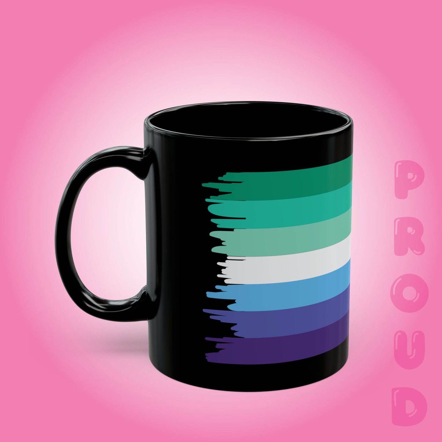 Gay Pride Month LGBTQ Black 11oz or 15oz Coffee Mug
