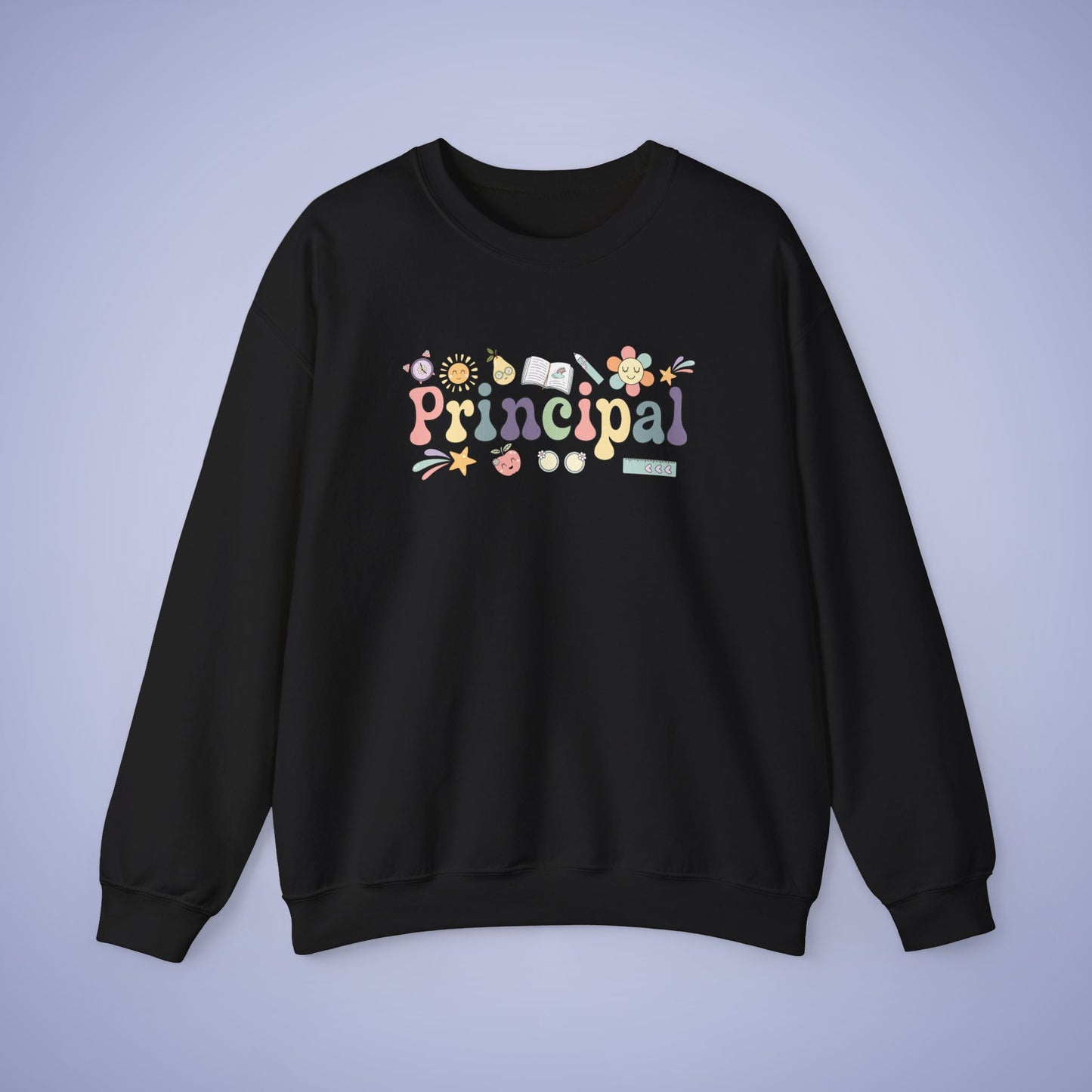 Principal Teacher Crewneck Sweatshirt Retro Unisex Back to School
