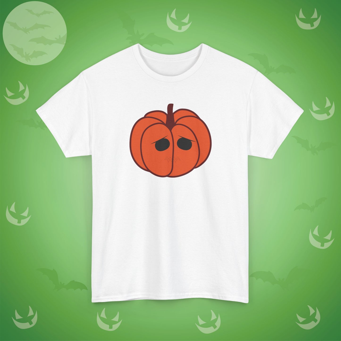 Jackolantern Sad Face Halloween Pumpkin Unisex T Shirt