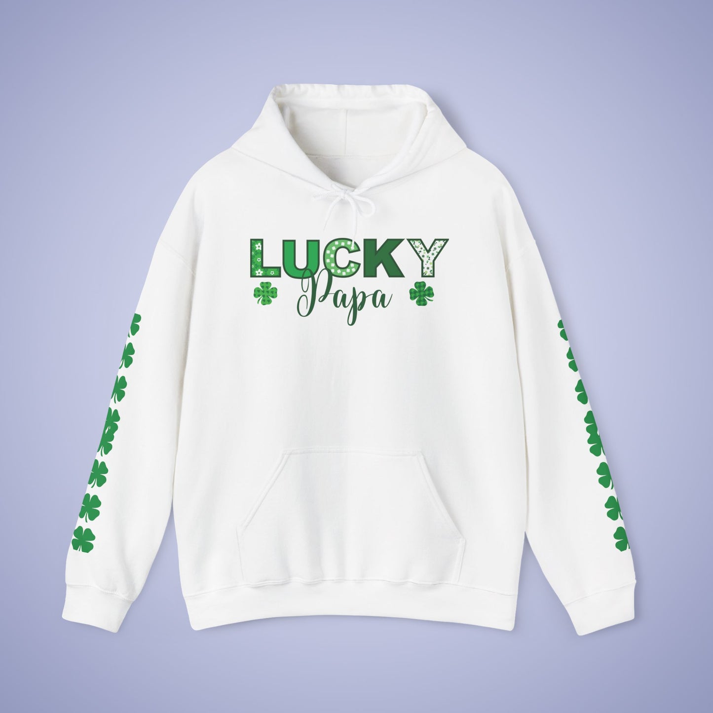 Lucky Papa St Patricks Day Unisex Hoodie Sweatshirt