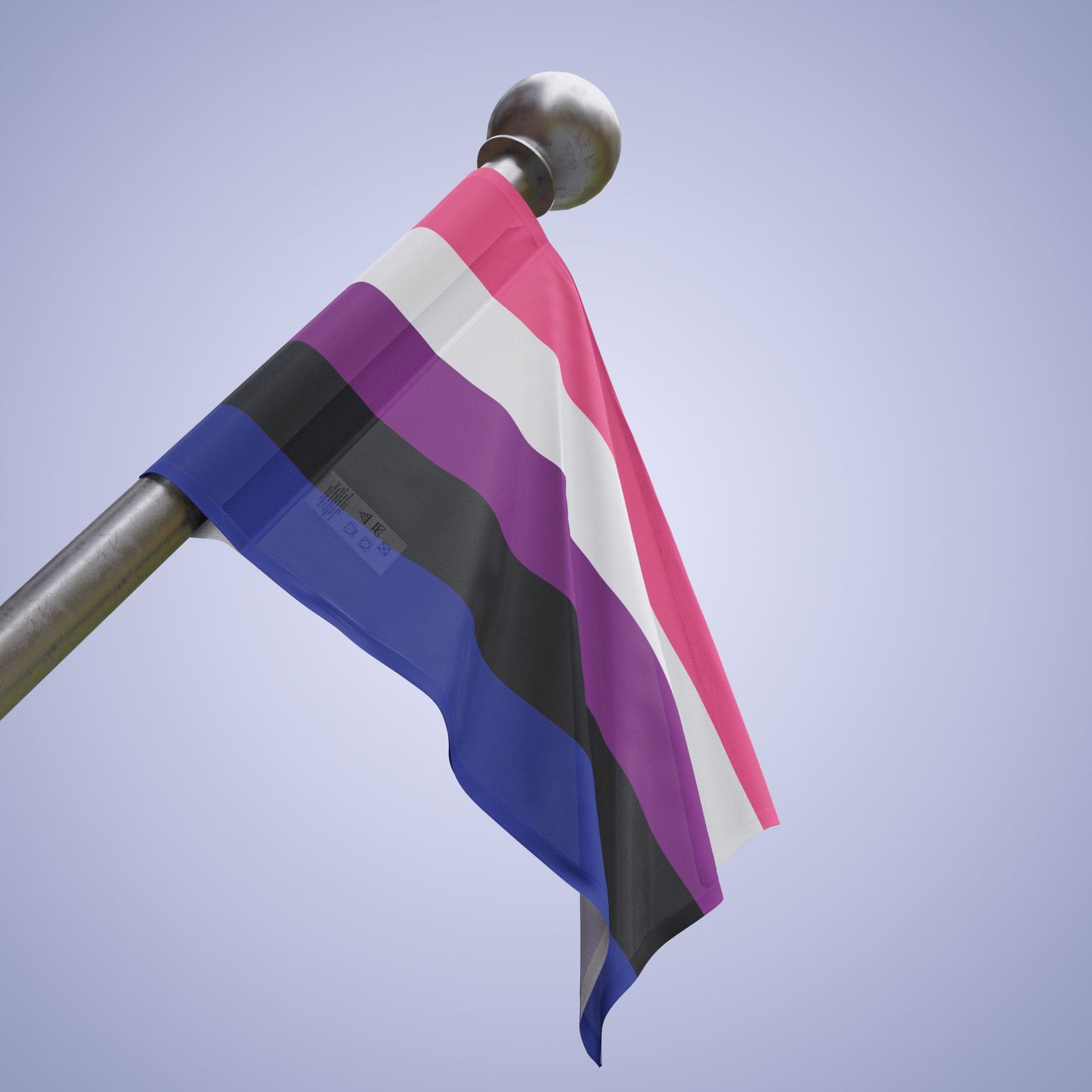 Gender Fluid Pride Month Flag Banner Small Medium & Large
