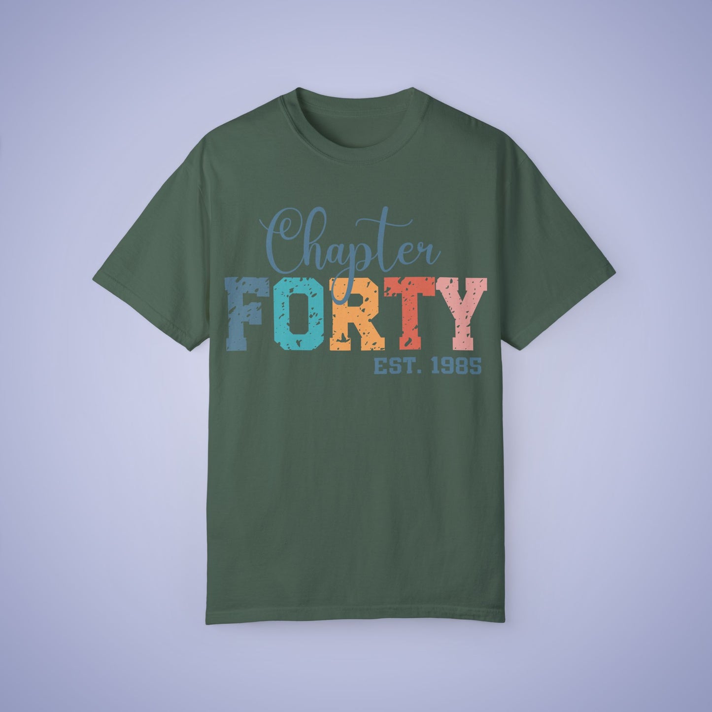 Chapter Forty Unisex Comfort T Shirt 40th Birthday