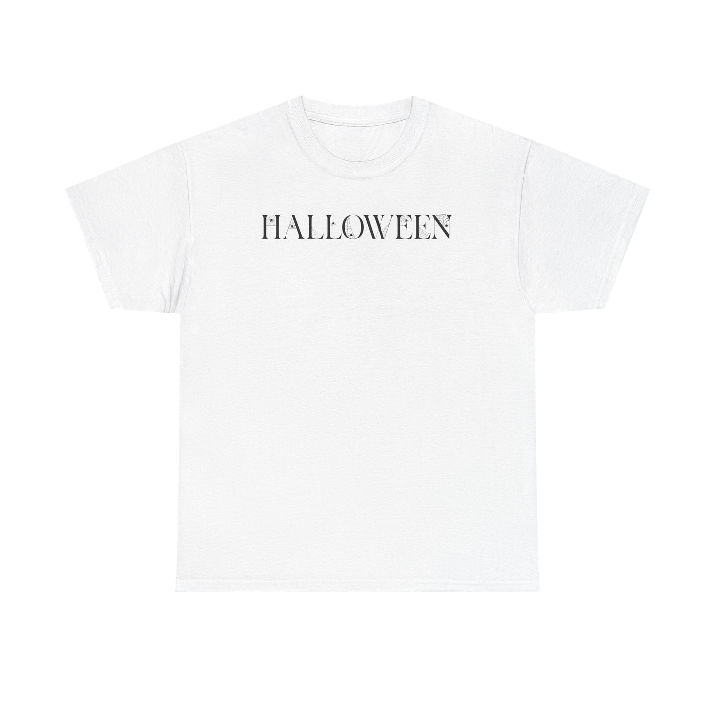 Halloween Spider Word Art Black Unisex T Shirt