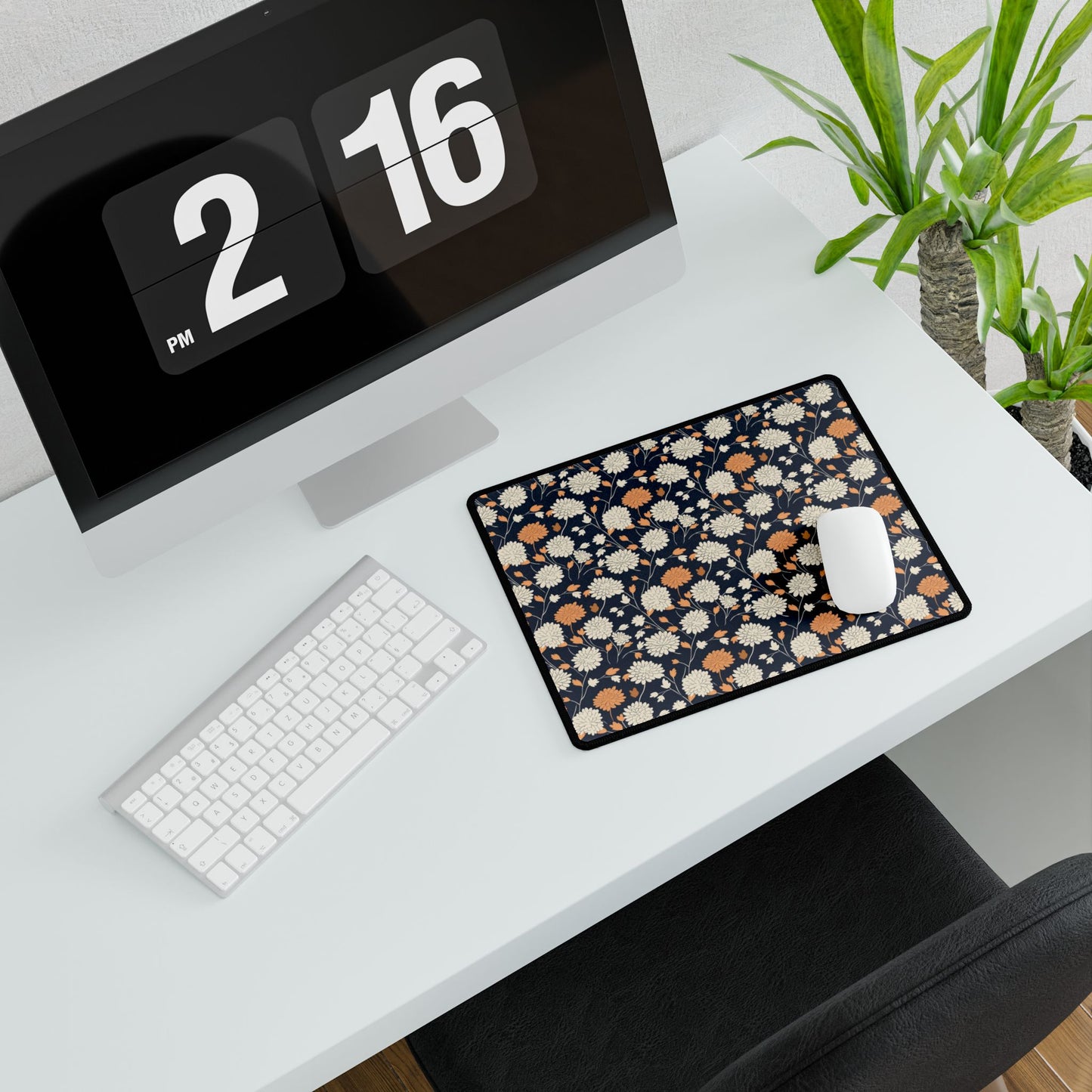 Apricot Delight XXXXL Mouse Pad Floral Design Mothers Day Gift