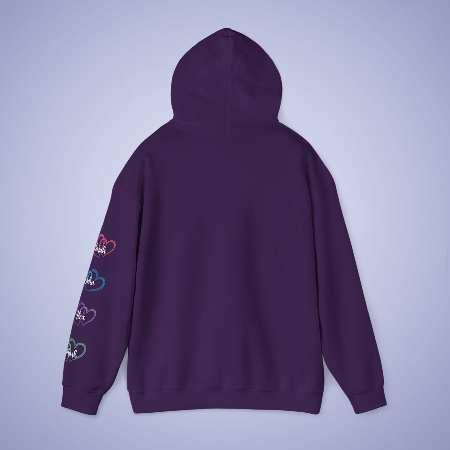 This Mother Wears her Heart on her Sleeve Unisex Hoodie Personalized