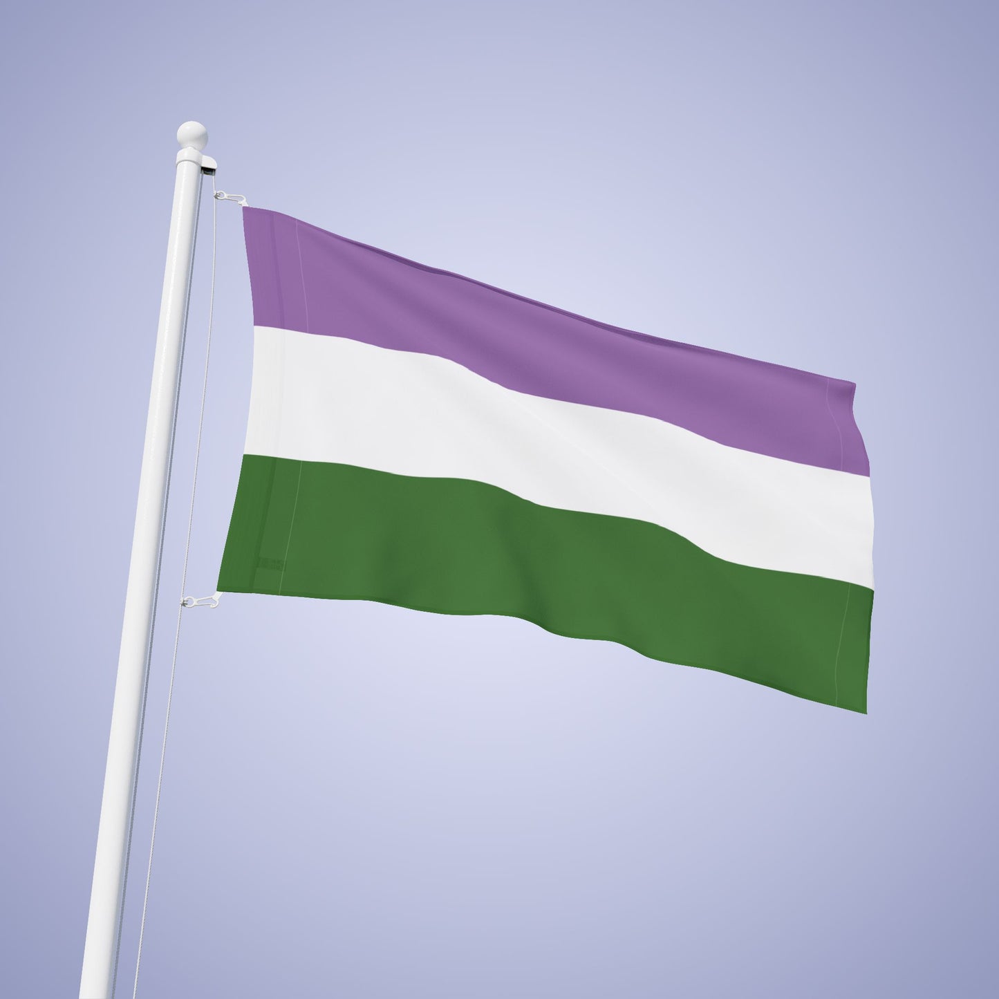 Gender Queer Pride Month Flag Banner Small Medium & Large