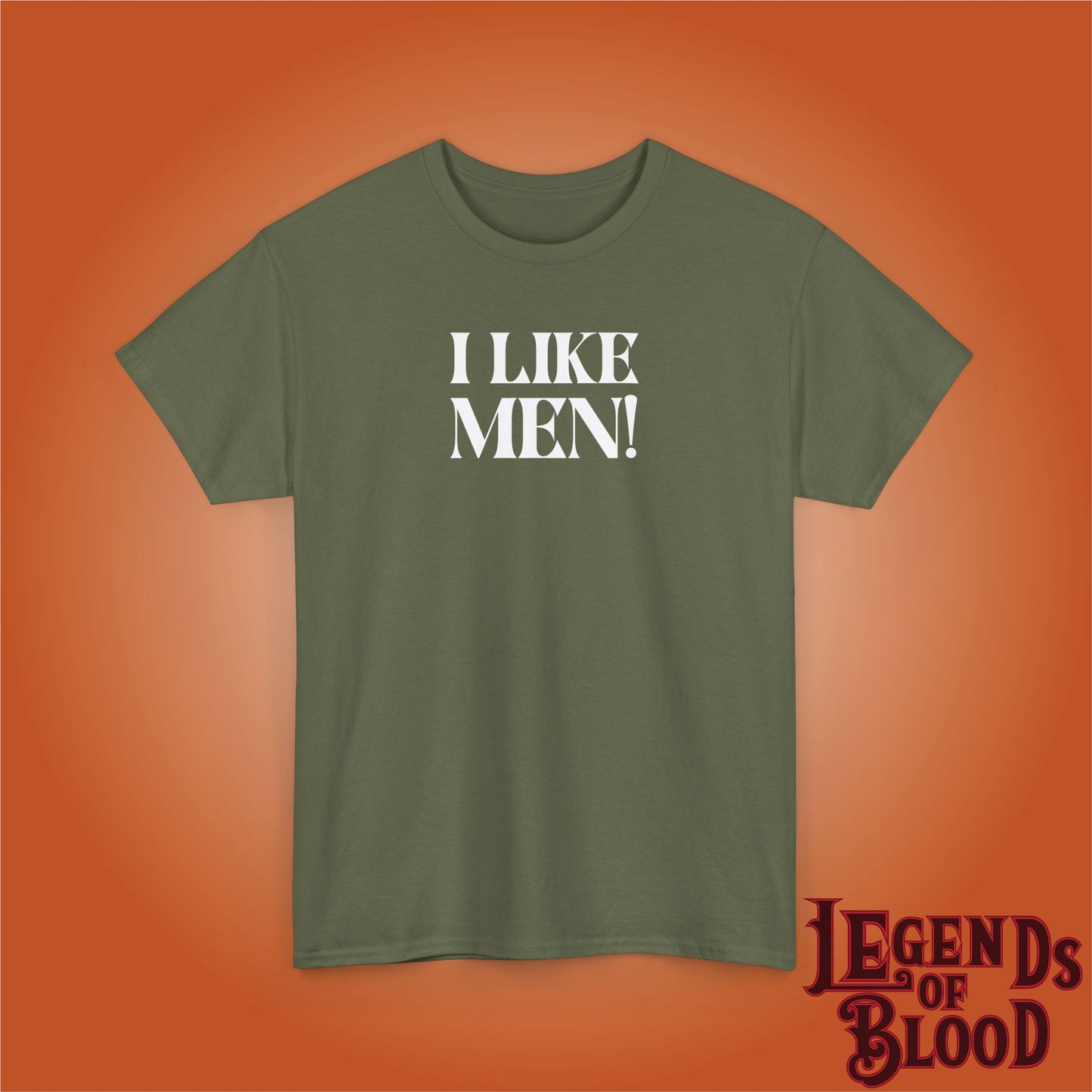 I Like Men Legends of Blood White Unisex T Shirt