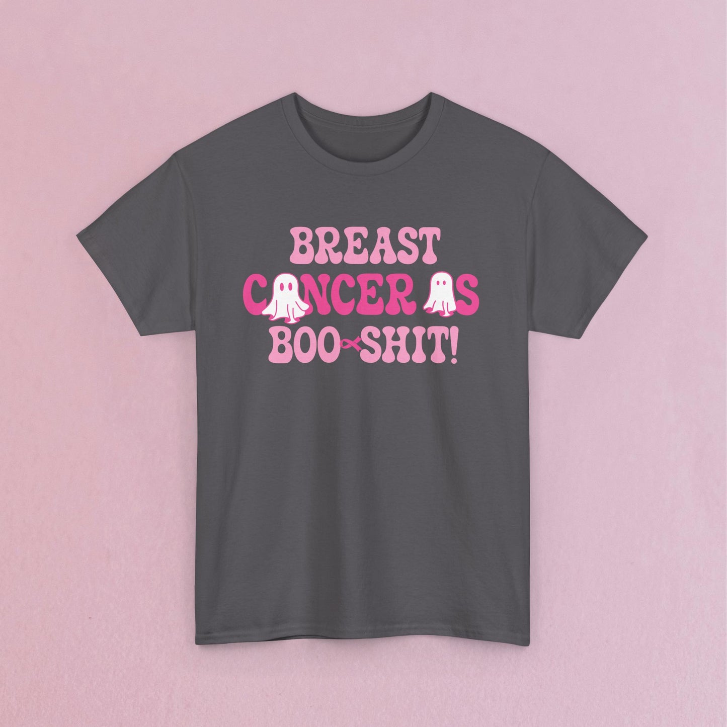 Breast Cancer is Boo Sh*t Funny Halloween Ghost Unisex T Shirt