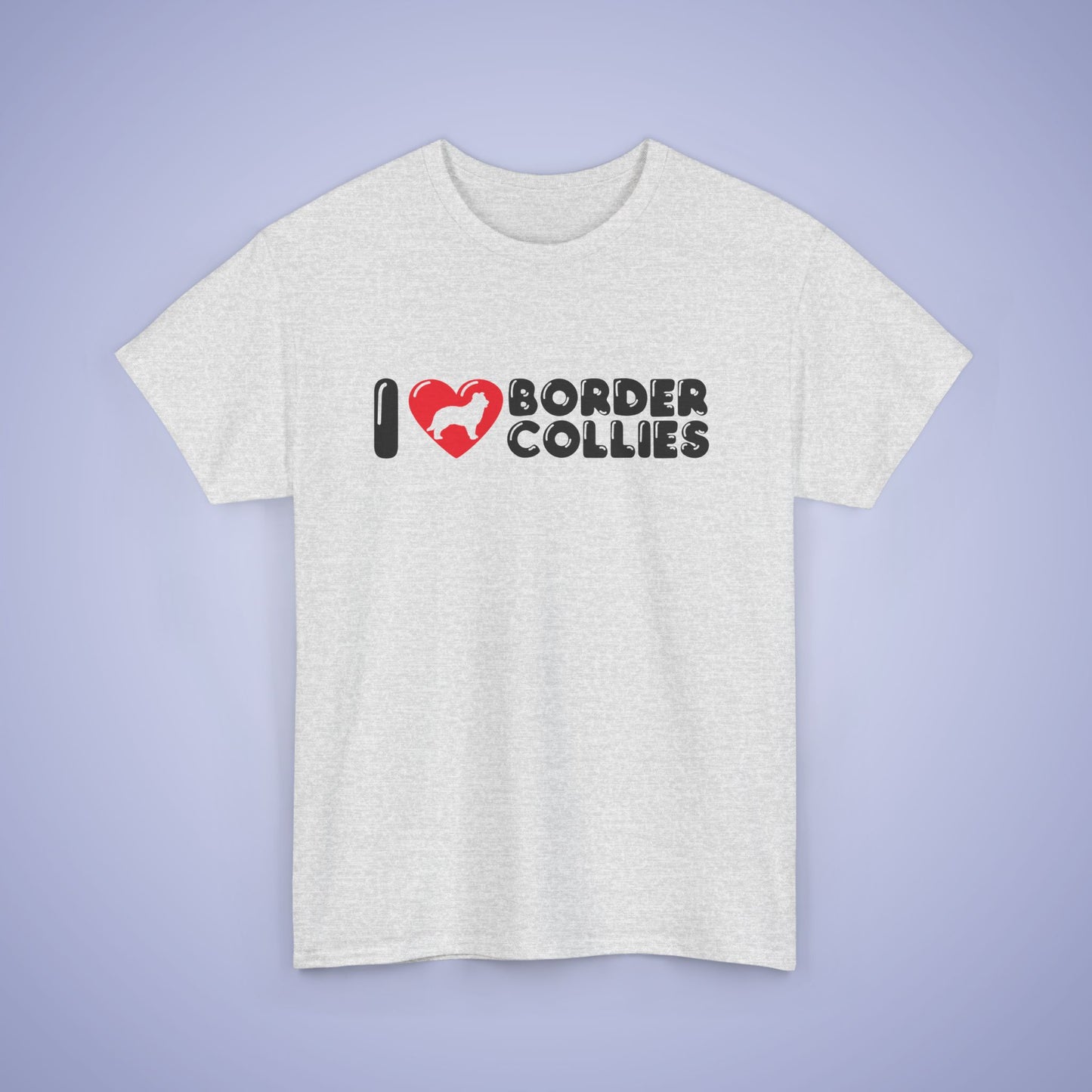 I Heart Border Collies Unisex T Shirt
