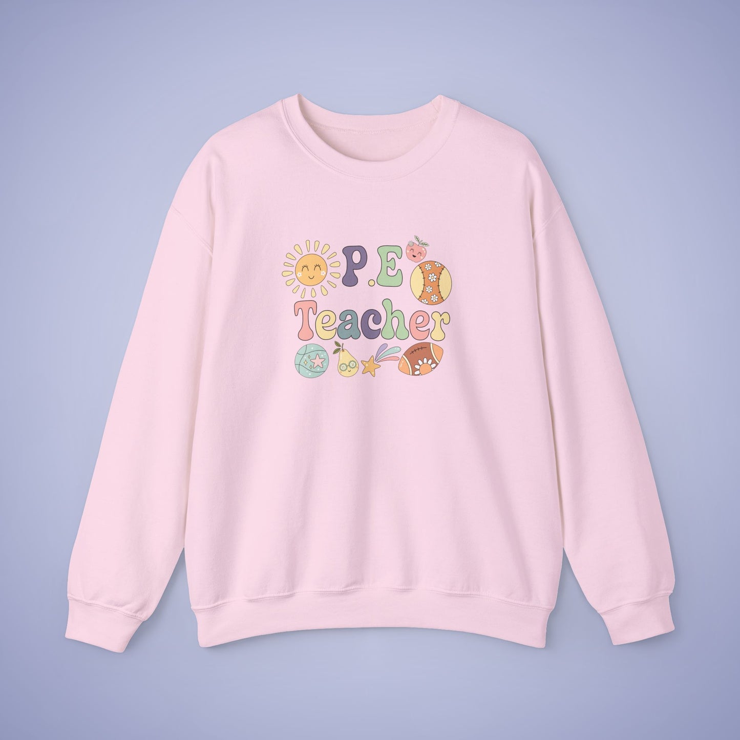 P.E Sports Teacher Crewneck Sweatshirt Retro Unisex Back to School