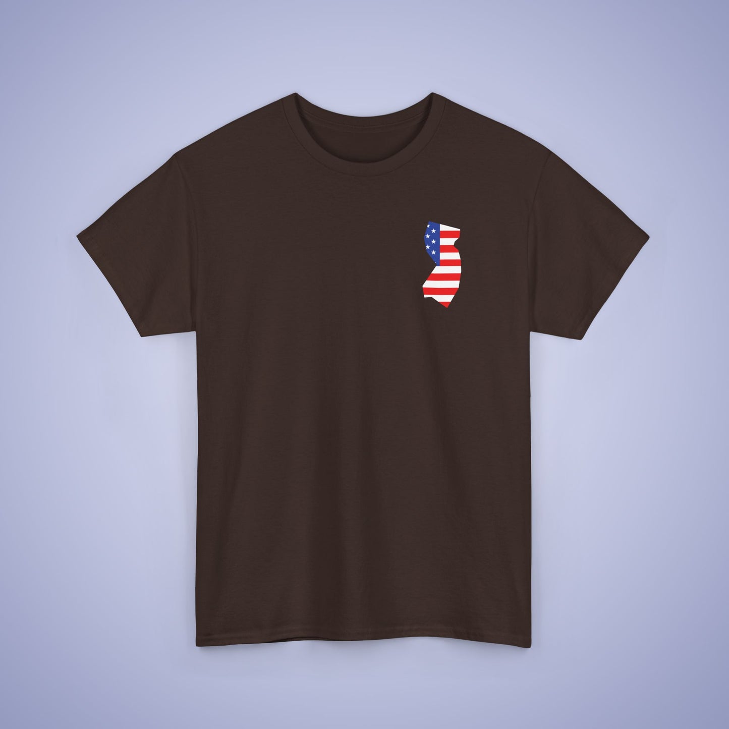 New Jersey Map Pocket Art Proud American Unisex T Shirt