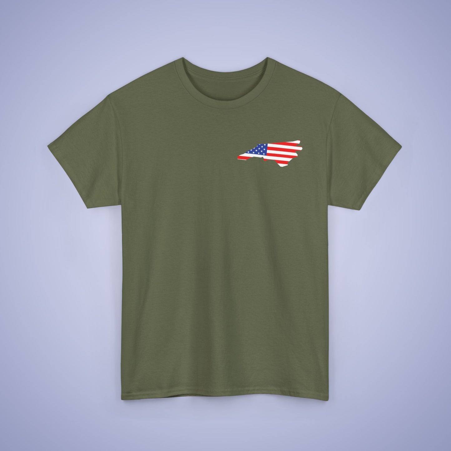 North Carolina Map Pocket Art Proud American Unisex T Shirt
