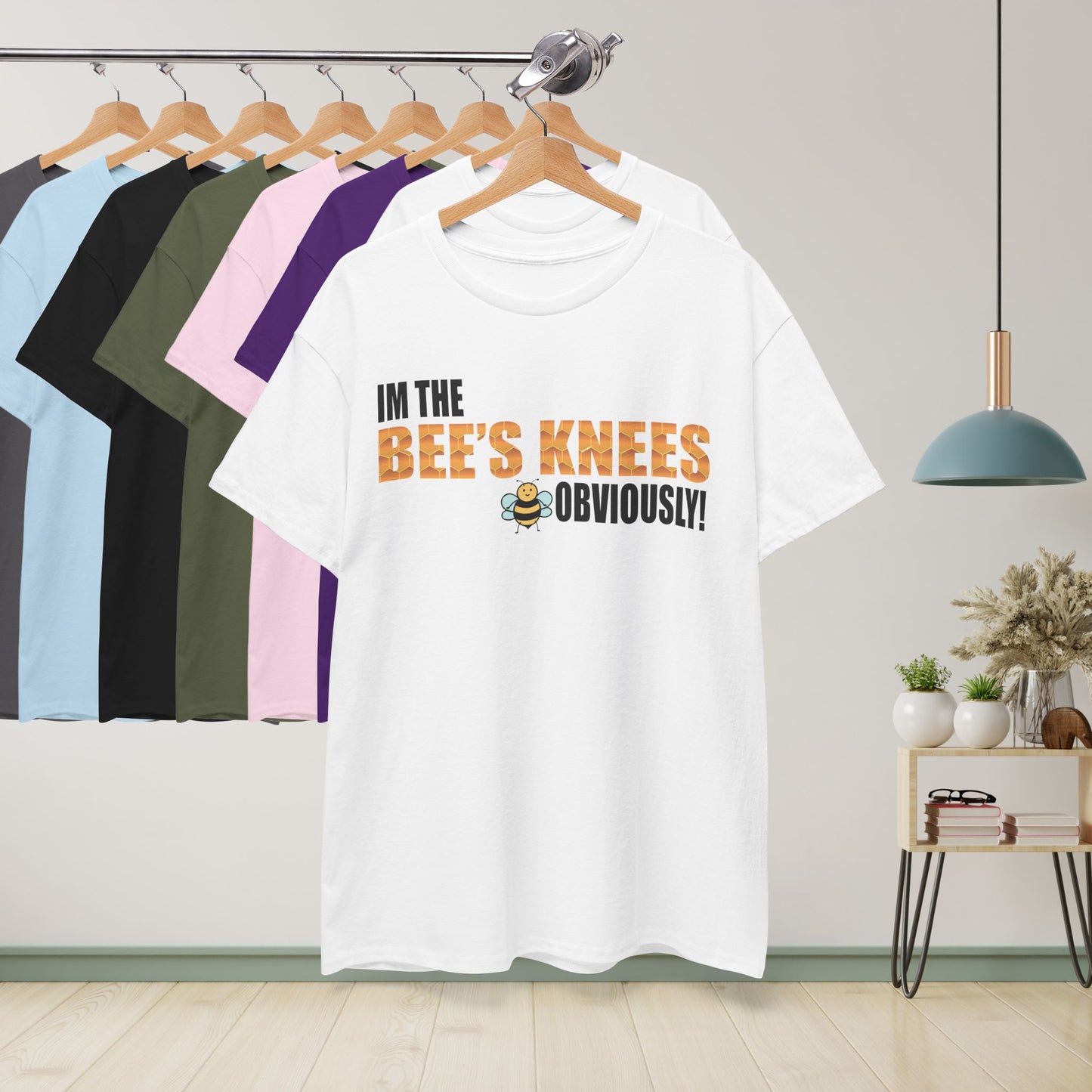 I'm the Bee's Knees Obviously Sweet As Honey Funny Motivational Bee Lover Design Unisex T Shirt