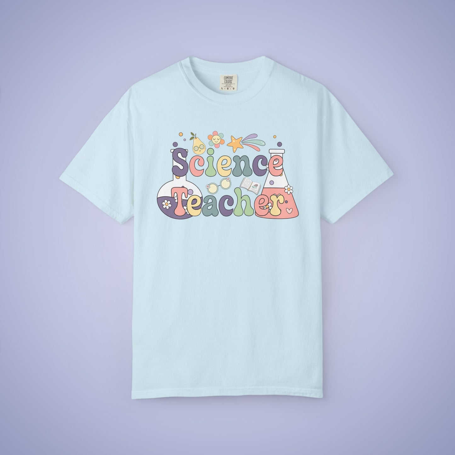 Science Teacher T Shirt Retro Comfort Colors Unisex Back to School