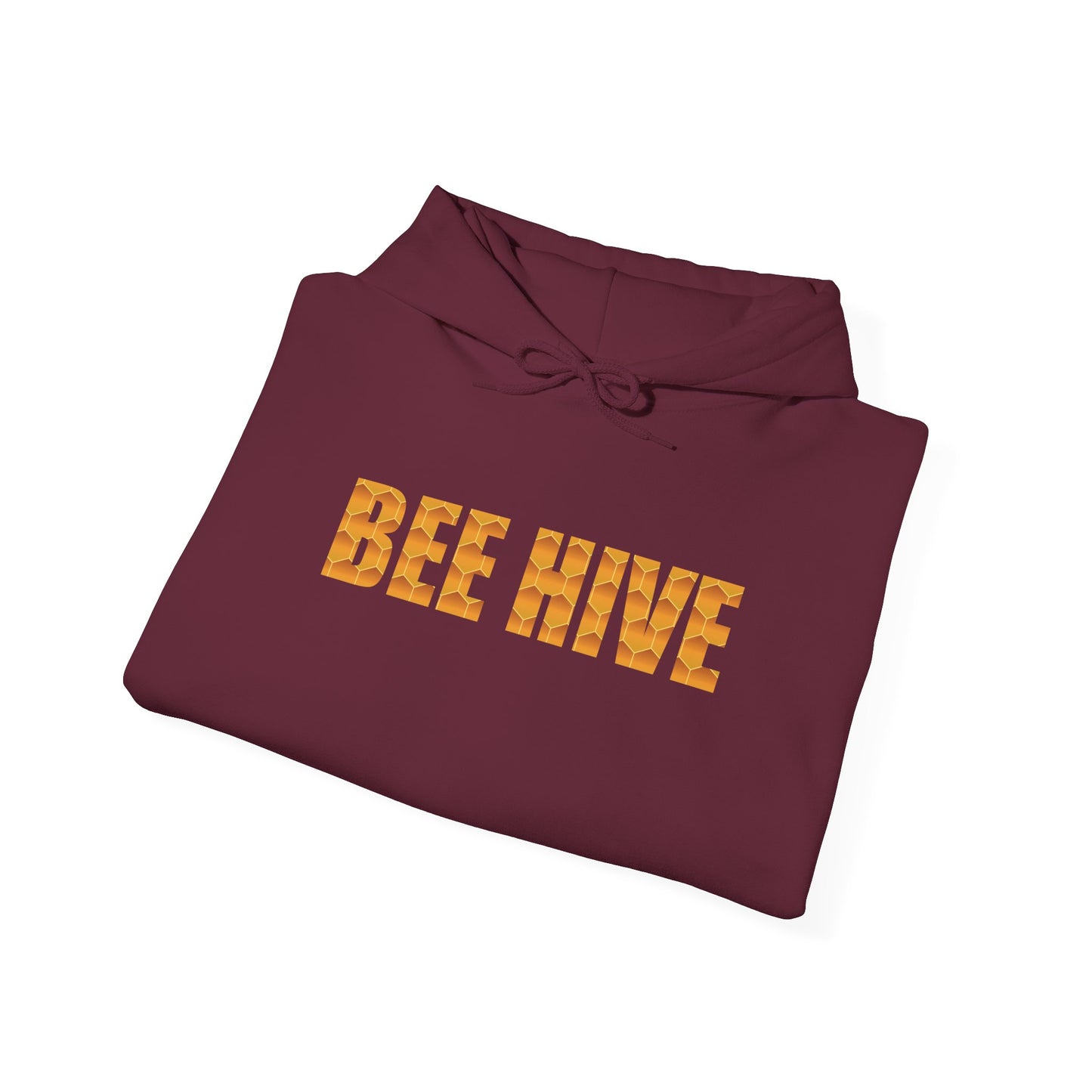 Bee Hive Sweet As Honey Honeycomb Word Art Design Hoodie Sweatshirt