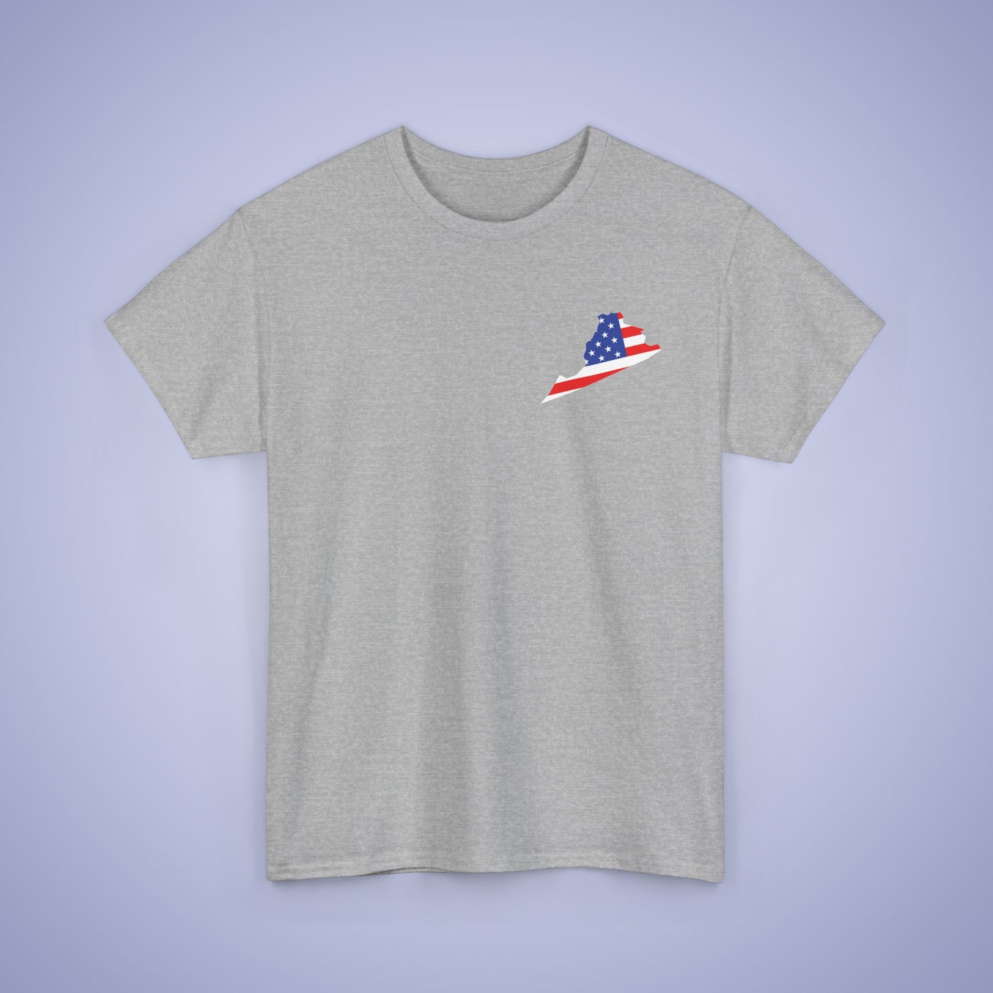 Virginia Map Pocket Art Proud American Unisex T Shirt