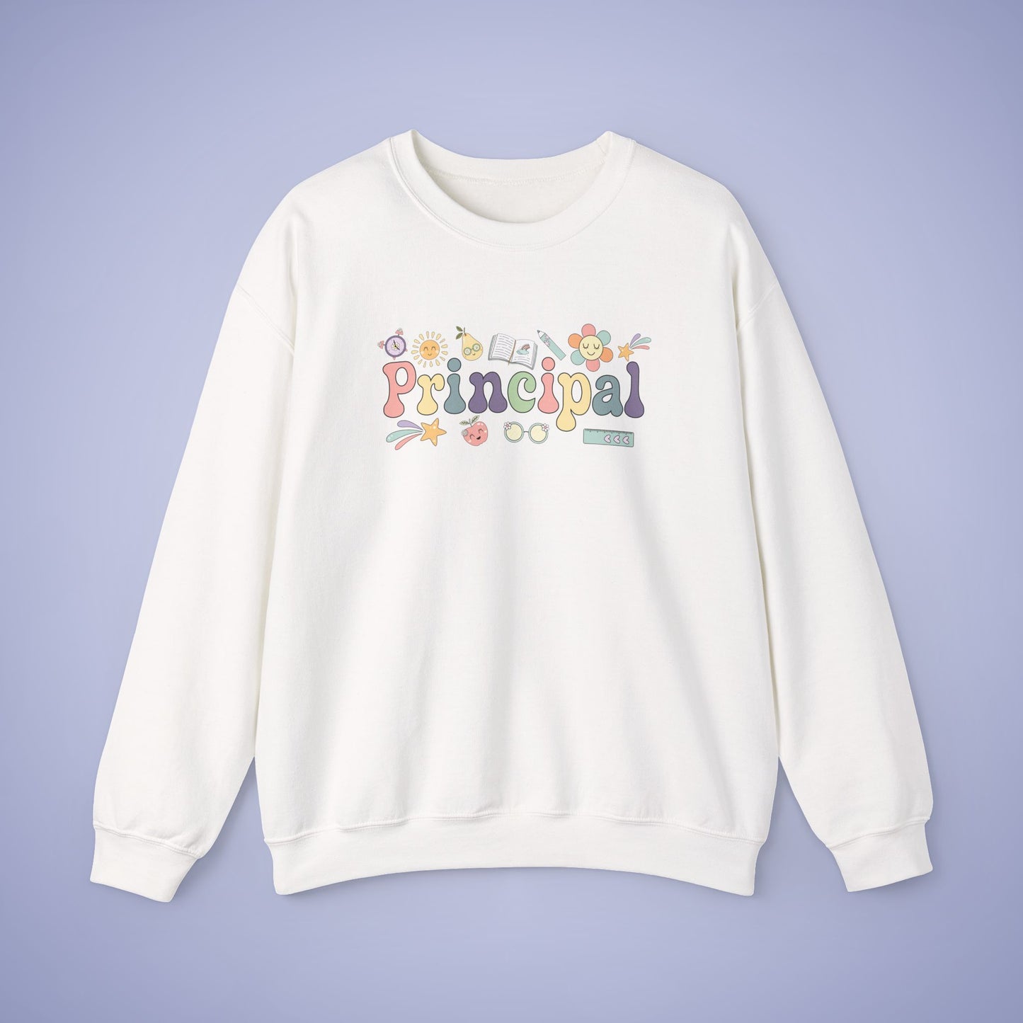 Principal Teacher Crewneck Sweatshirt Retro Unisex Back to School