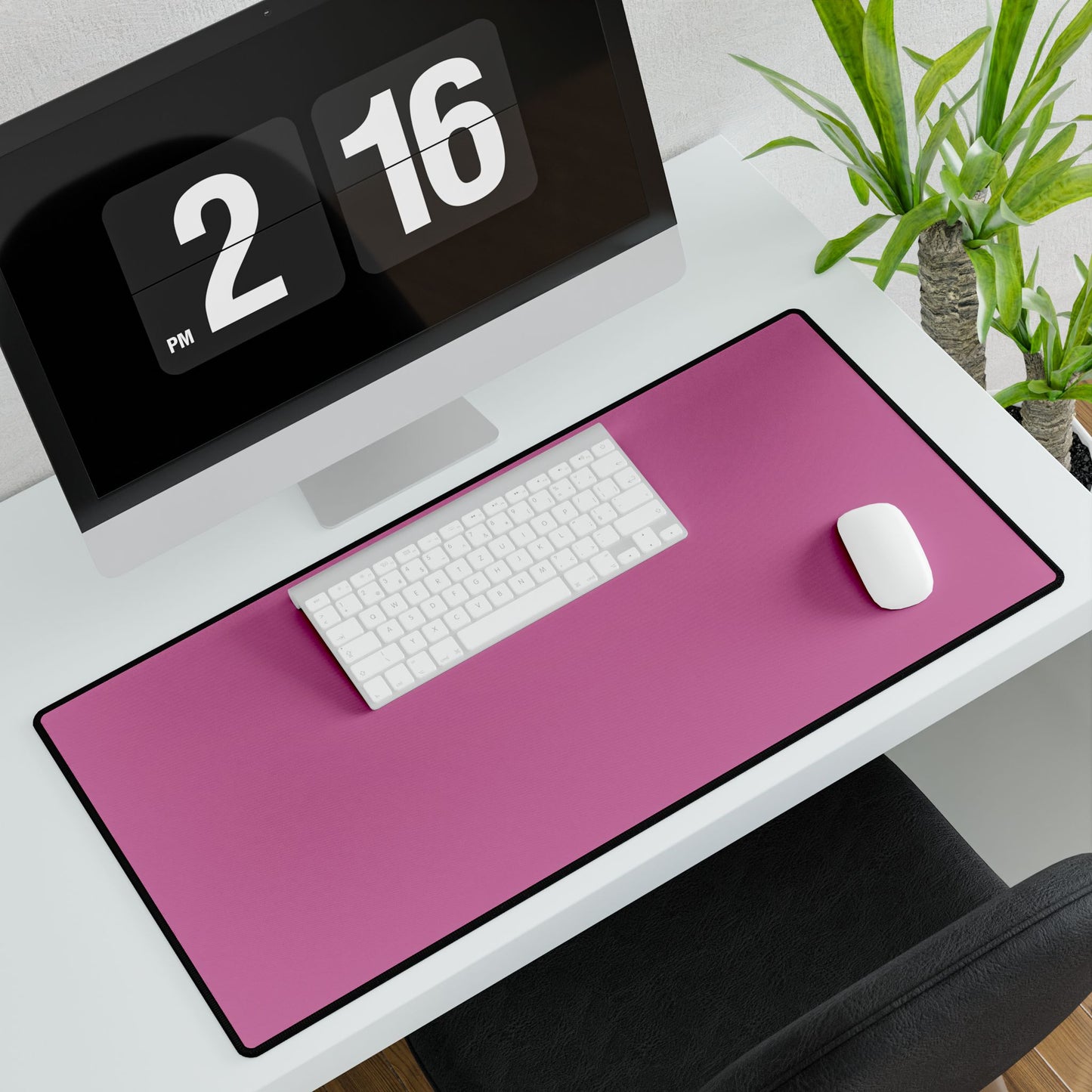 Light Pink Desk Mat Minimalist Office Teacher Decor Gift Medium & Large
