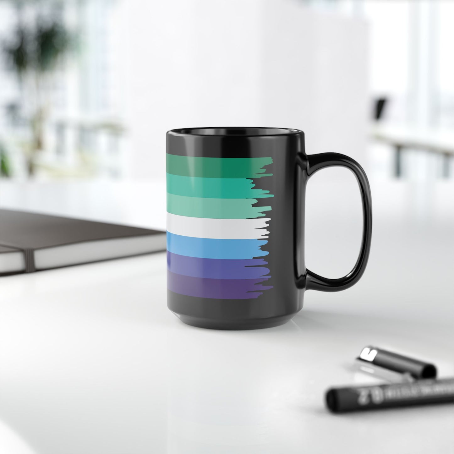 Gay Pride Month LGBTQ Black 11oz or 15oz Coffee Mug